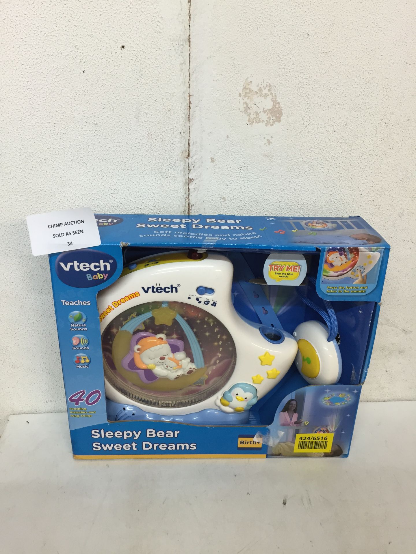 VTech Baby Sleepy Bear Sweet Dreams RRP £39.99/ UNTESTED