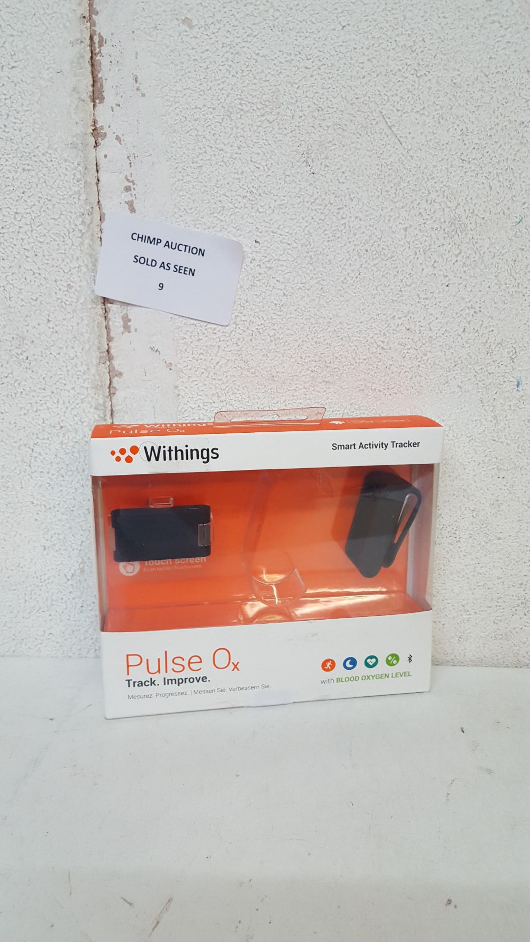 WHITHINGS PULSE OX SMART FITNESS ACTIVITY TRACKER RRP £129.99/ UNTESTED