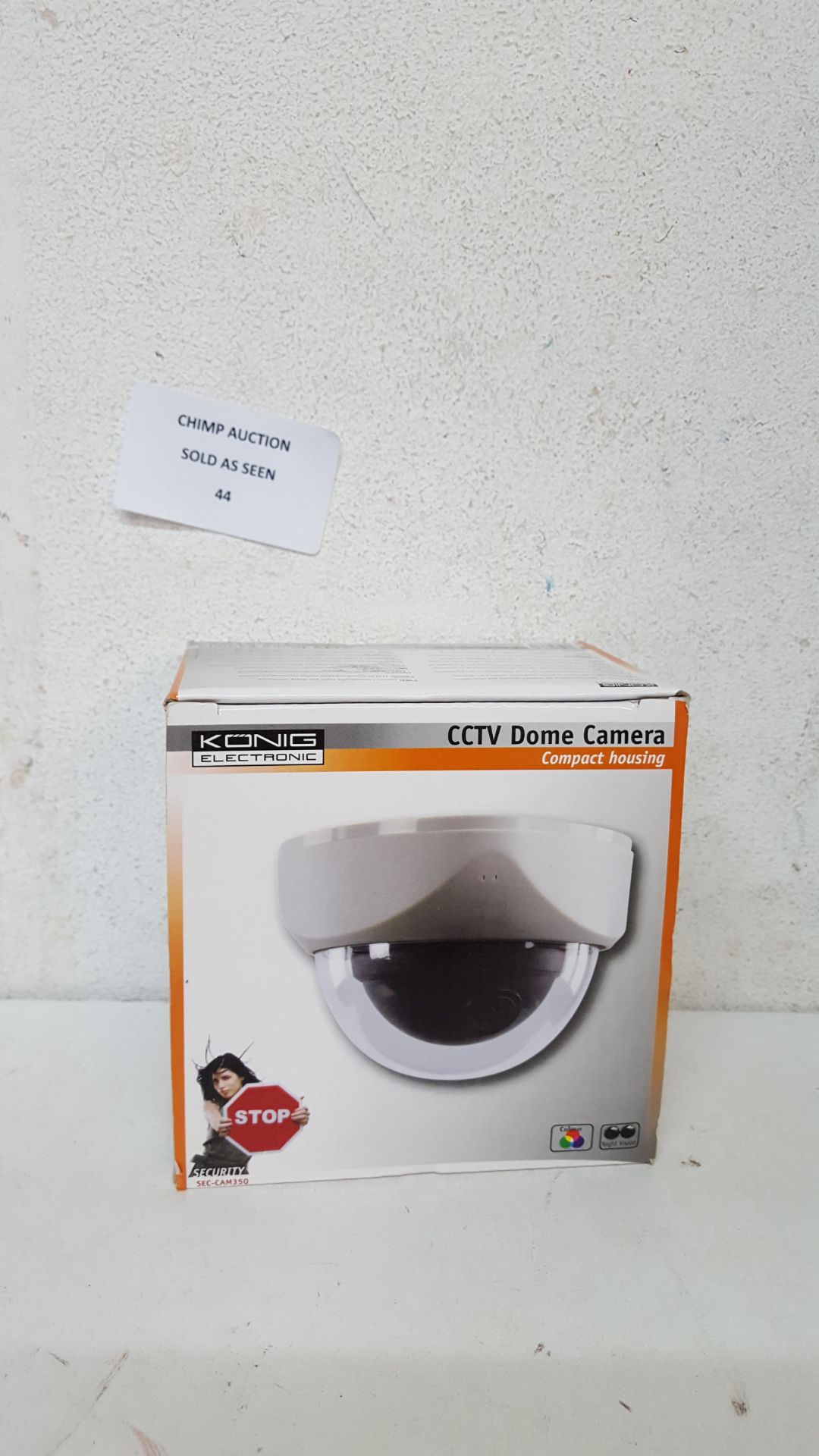 BRAND NEW Konig Mini Dome High Resolution COLOR & NIGHT VISION CCTV Camera RRP £59.99/