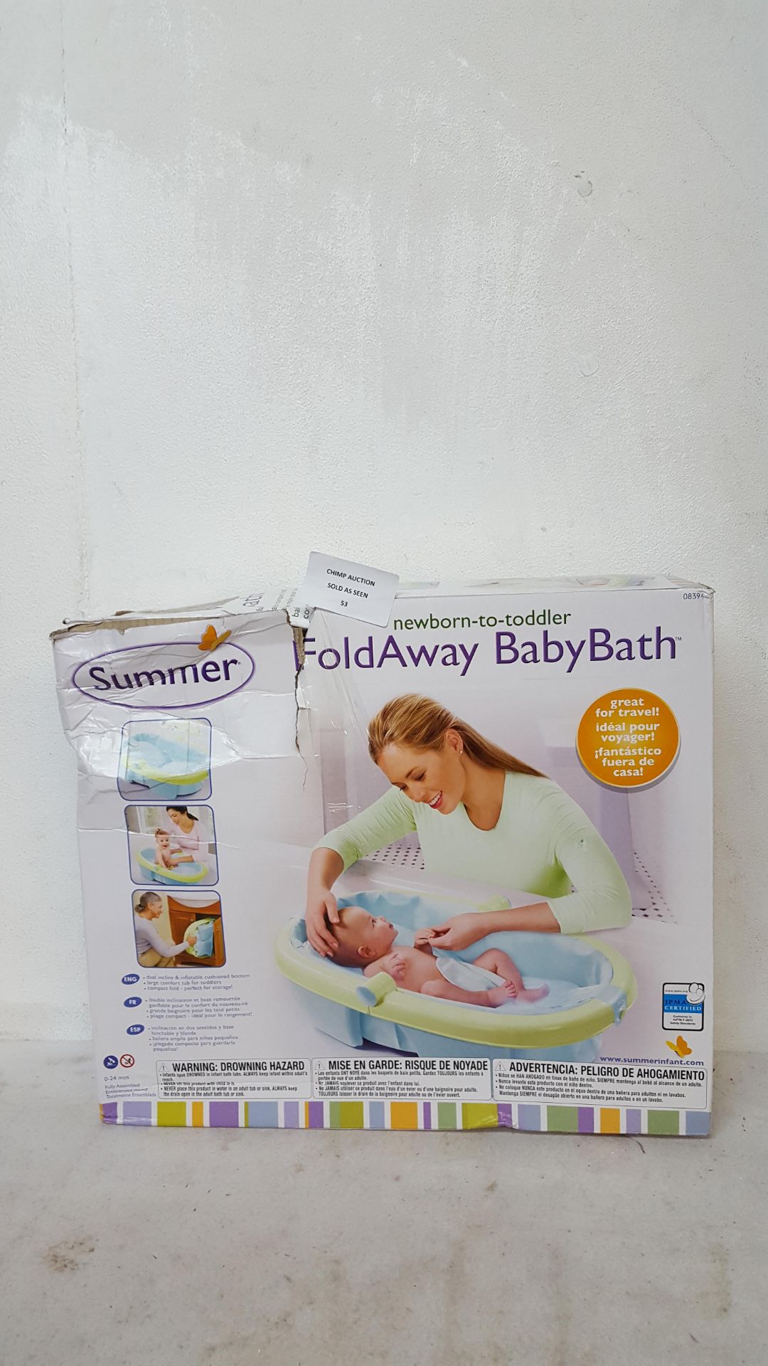 SUMMER FOLDAWAY BABY BATH /