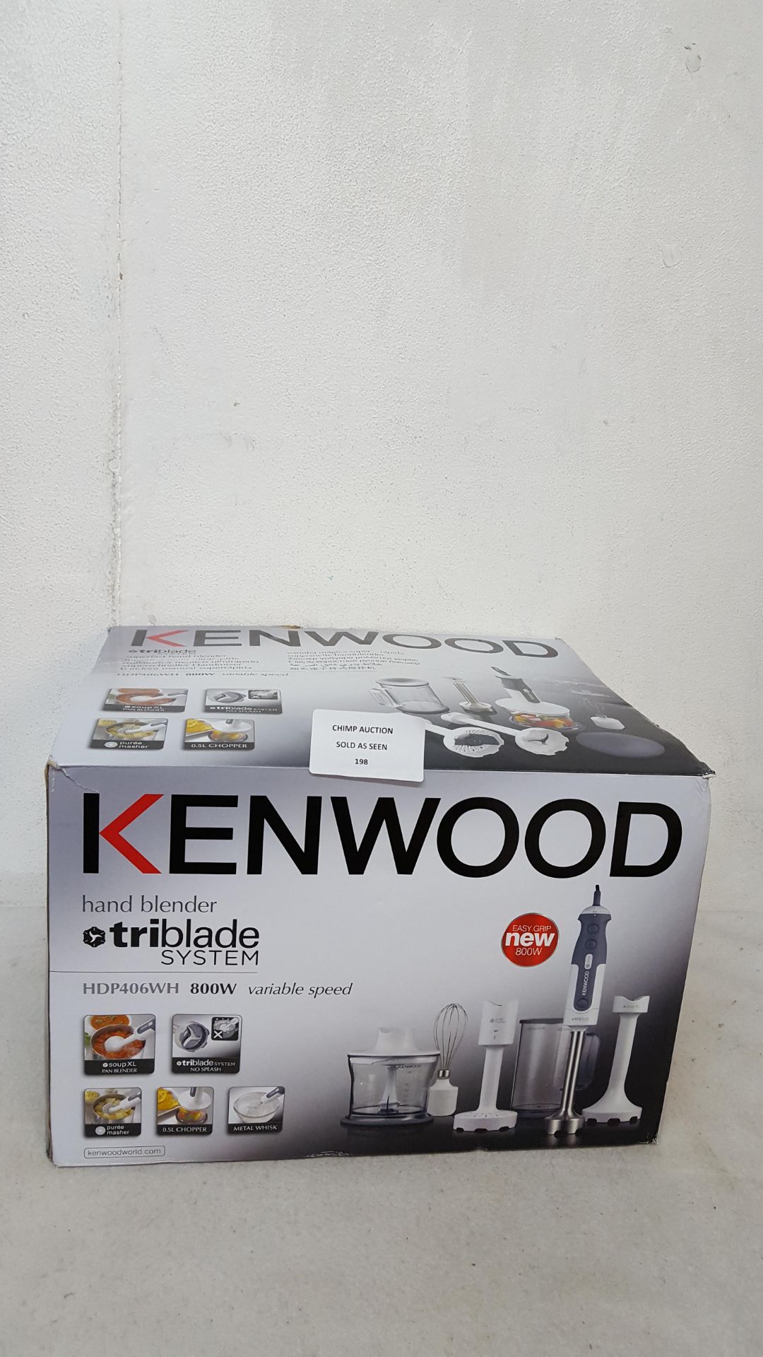 KENWOOD TRI BLEND SYSTEM HAND BLENDER 800W RRP £129.99