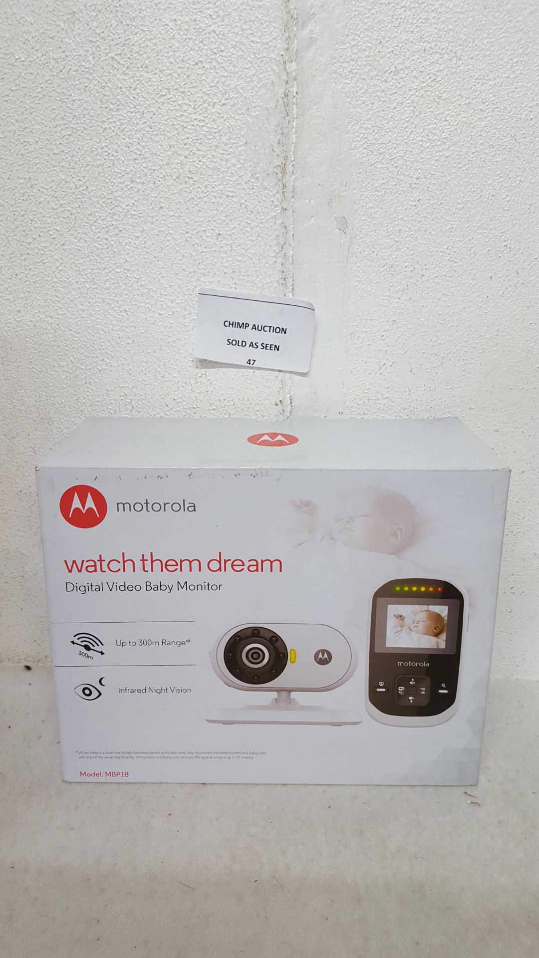 Motorola MBP18 Digital Video Baby Monitor RRP £119.99