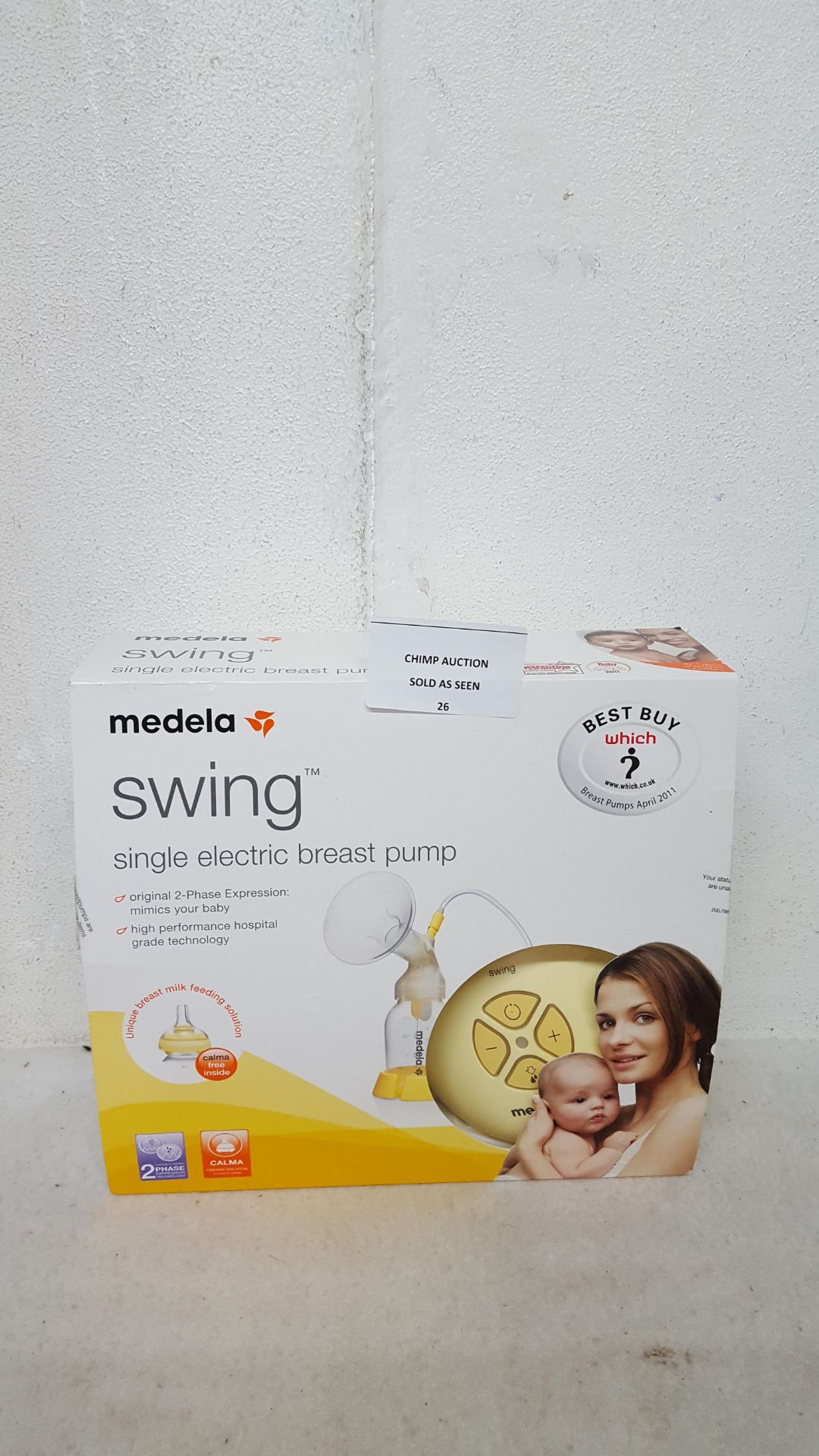 Medela Swing Electric breast pump with Calma RRP £134.99/