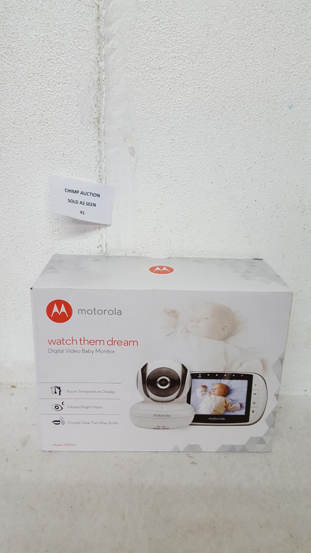 Motorola MBP36S Digital Video BABY Monitor RRP £129.99/