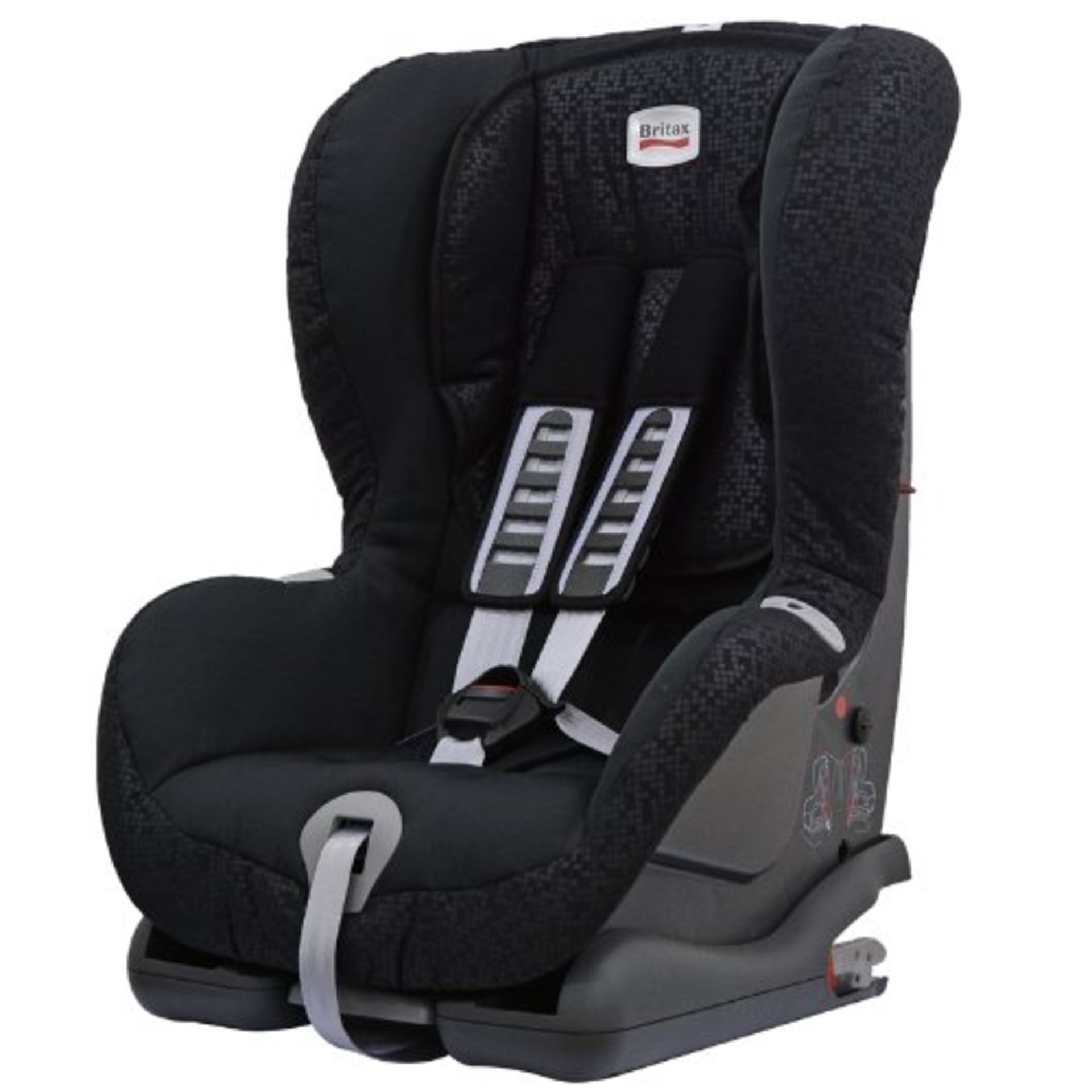 Britax Duo Plus Isofix Forward Facing Car Seat, Group 1 - Black Thunder RRP £229.99/