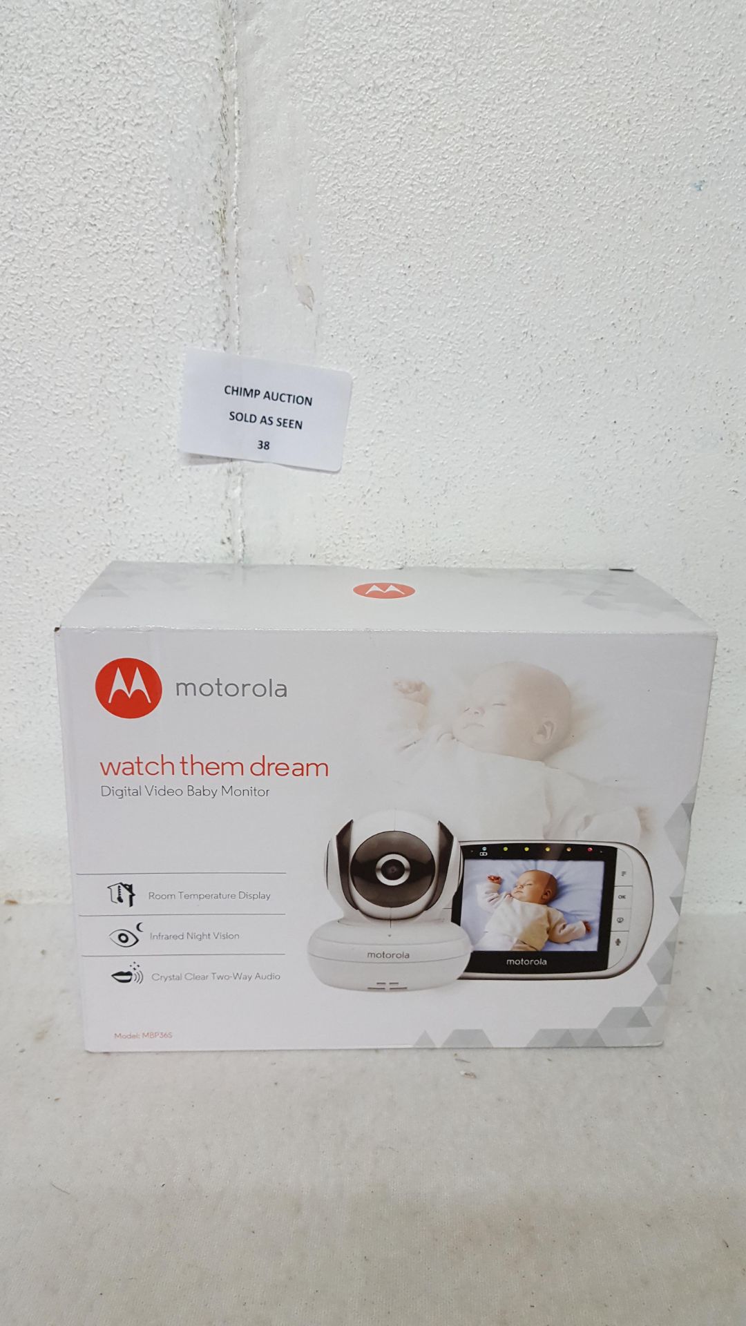 Motorola MBP36S Digital Video BABY Monitor RRP £129.99/