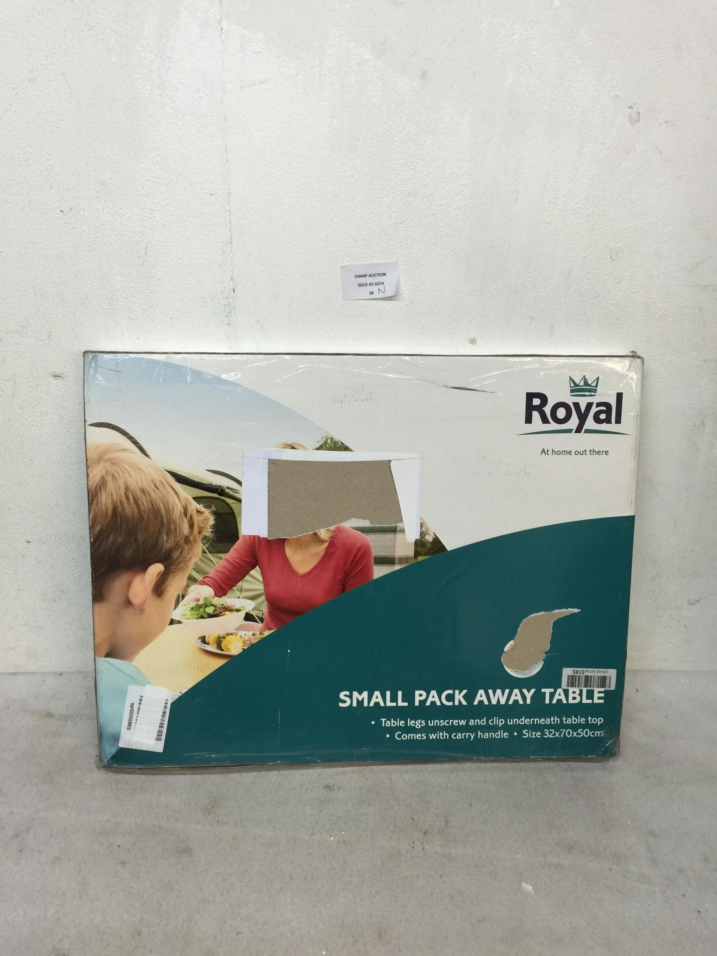 BRAND NEW ROYAL SMALL PACK AWAY TABLE