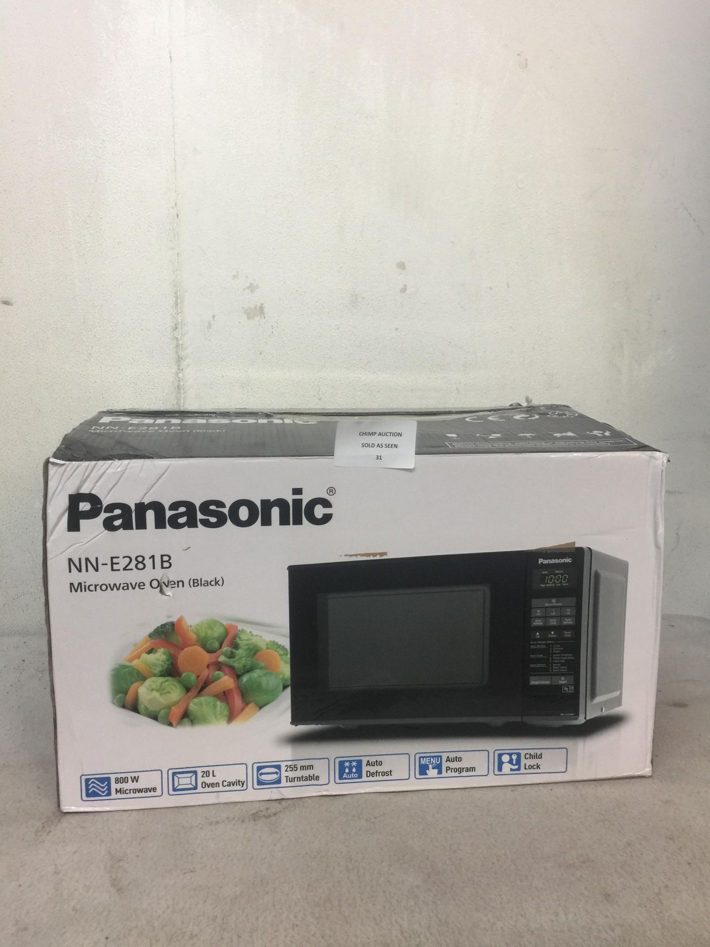 Panasonic NN-E281 Compact Microwave, 20 L - RRP £79.99