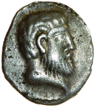 Eppillus Lion. c.20BC-AD1. Celtic silver unit. 11-13mm. 1.24g. - Image 2 of 2