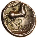 Cunobelinus Wild.Ring Type. c.AD8-41. Celtic gold stater. 16-18mm. 5.30g.