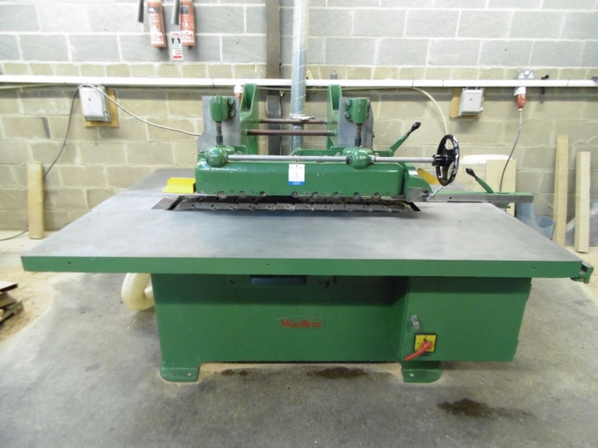 * Wadkin Type PU Straight Line Edger; table size 2060 x 1520mm; 3 phase; machine number PU1493. - Image 2 of 9
