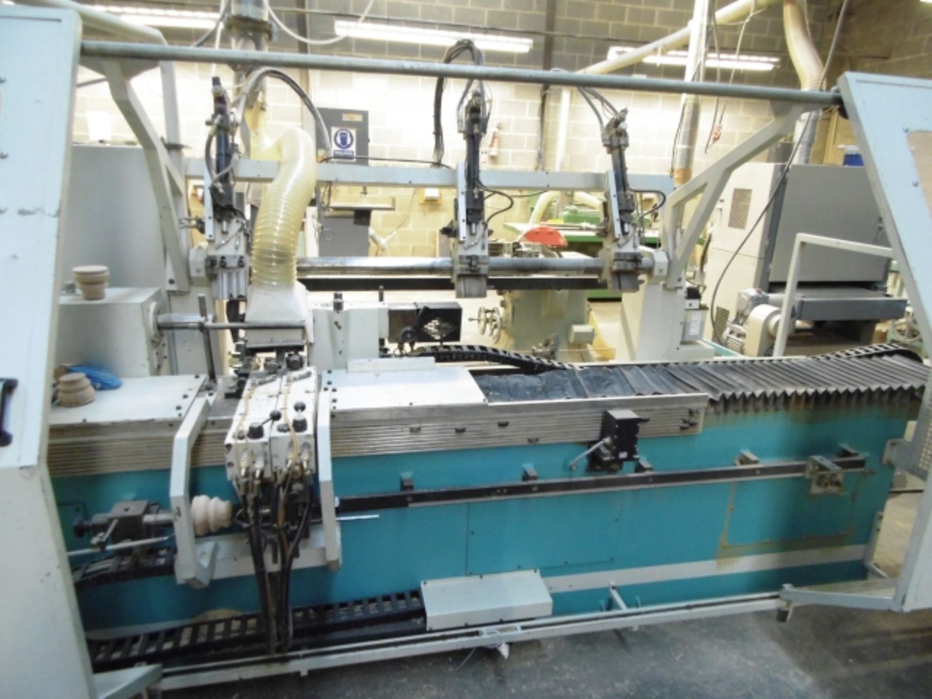 * 2002 Intorex Model TX1600 Automatic Woodturning Lathe; 3 phase, serial number 107038. Please - Image 3 of 10