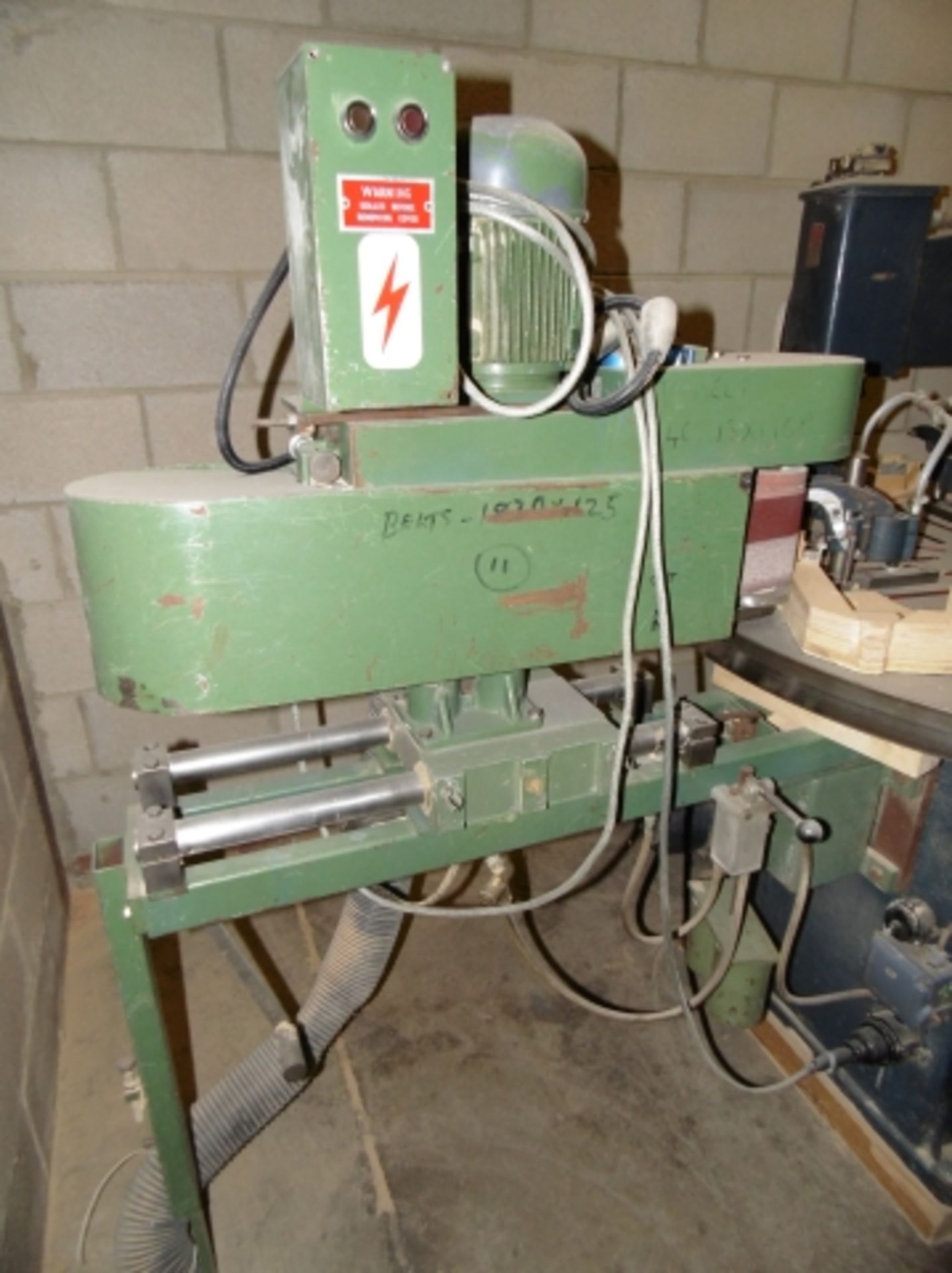* Rye Engineering Model R52 Rotary Shaper with 8-Station Carousel and Belt Sander Attachment; 3 - Image 5 of 6