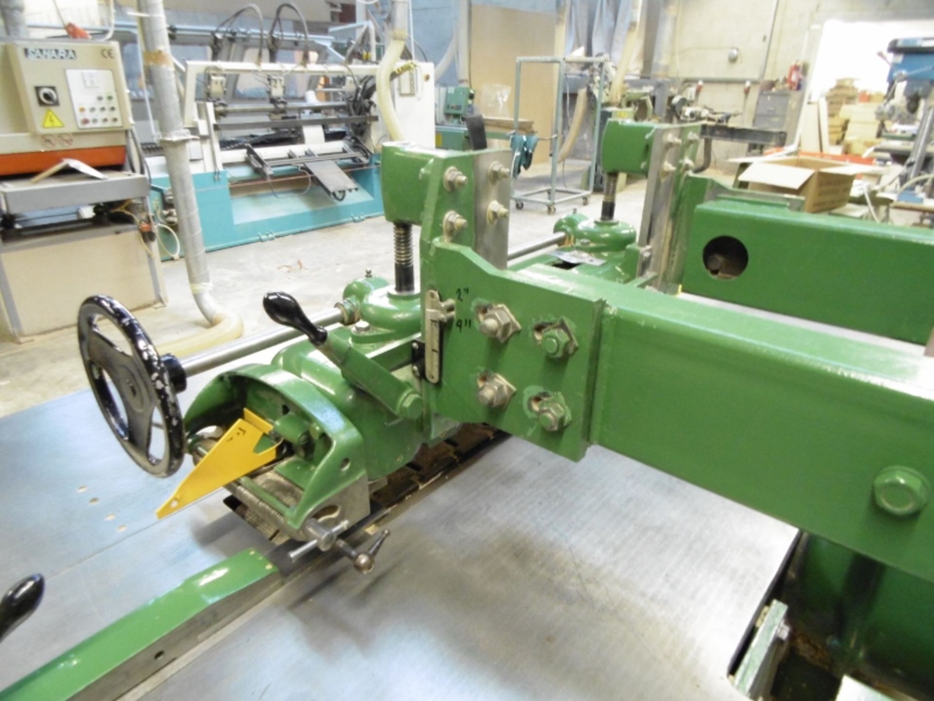 * Wadkin Type PU Straight Line Edger; table size 2060 x 1520mm; 3 phase; machine number PU1493. - Image 5 of 9
