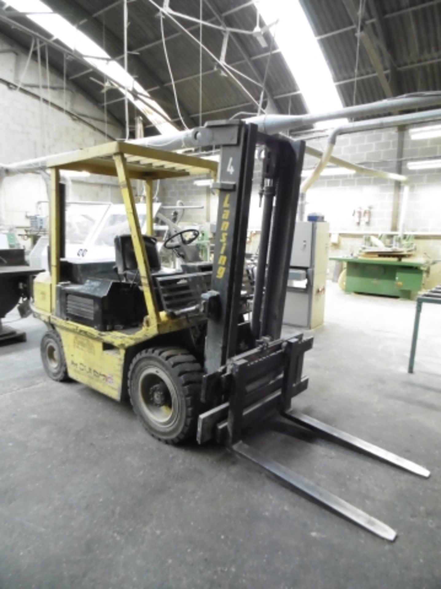 * Bonser 3 Ton Diesel Forklift Truck; lift height 3800mm; 7200 recorded hours; model 7'3.0; serial - Image 3 of 7