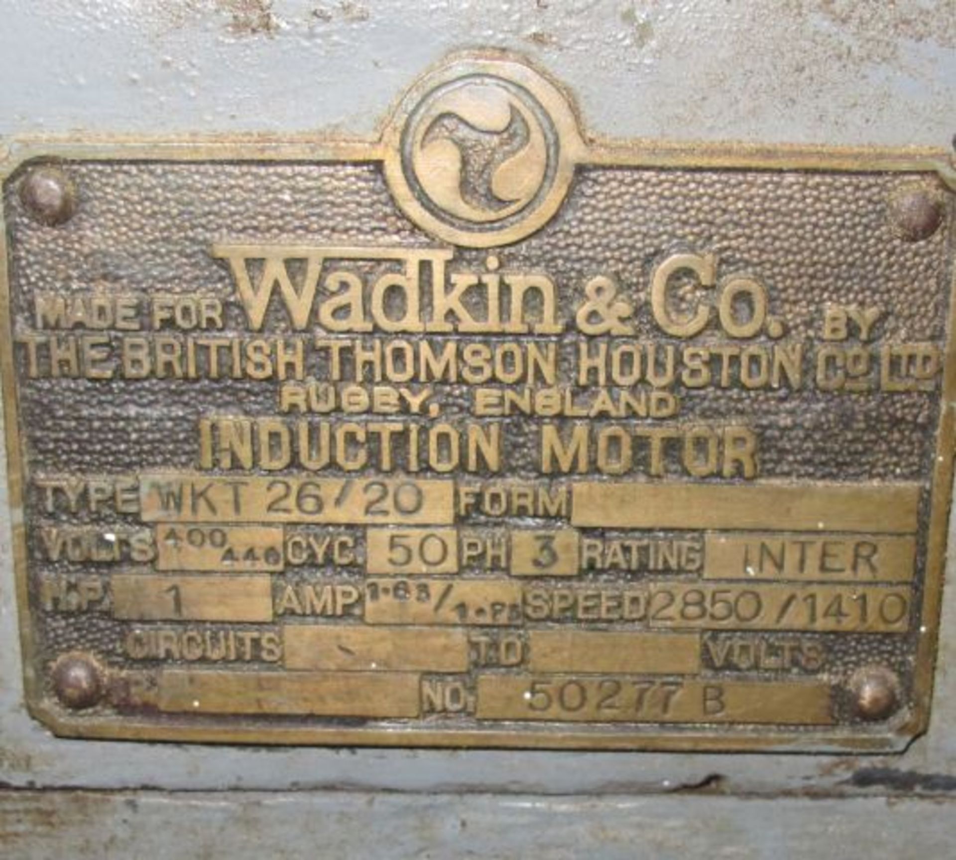 * Wadkin Model RTA Wood Lathe; bed length 1270mm; 3 phase; machine number RTA148. Please note - Image 2 of 4