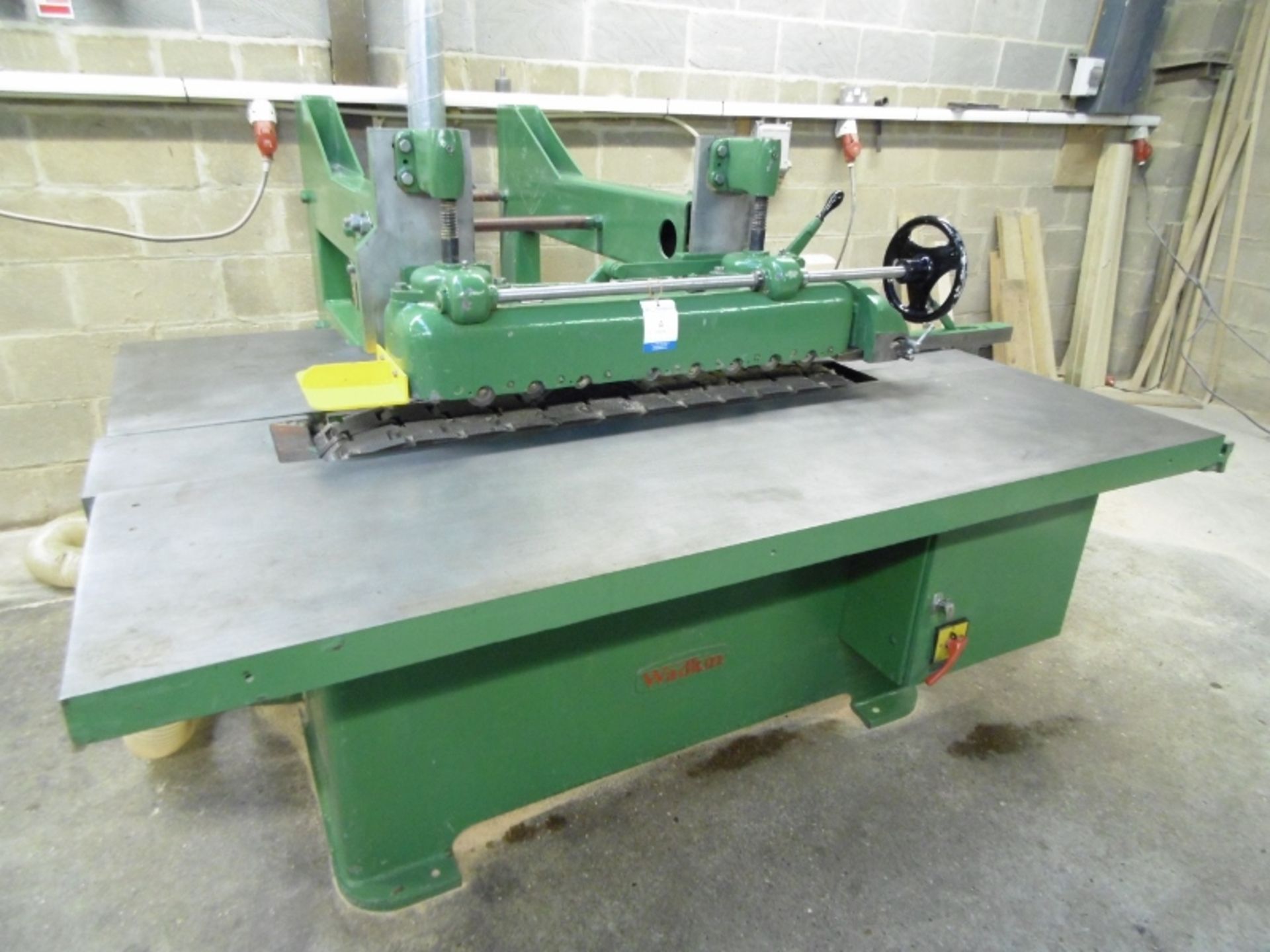 * Wadkin Type PU Straight Line Edger; table size 2060 x 1520mm; 3 phase; machine number PU1493. - Image 8 of 9