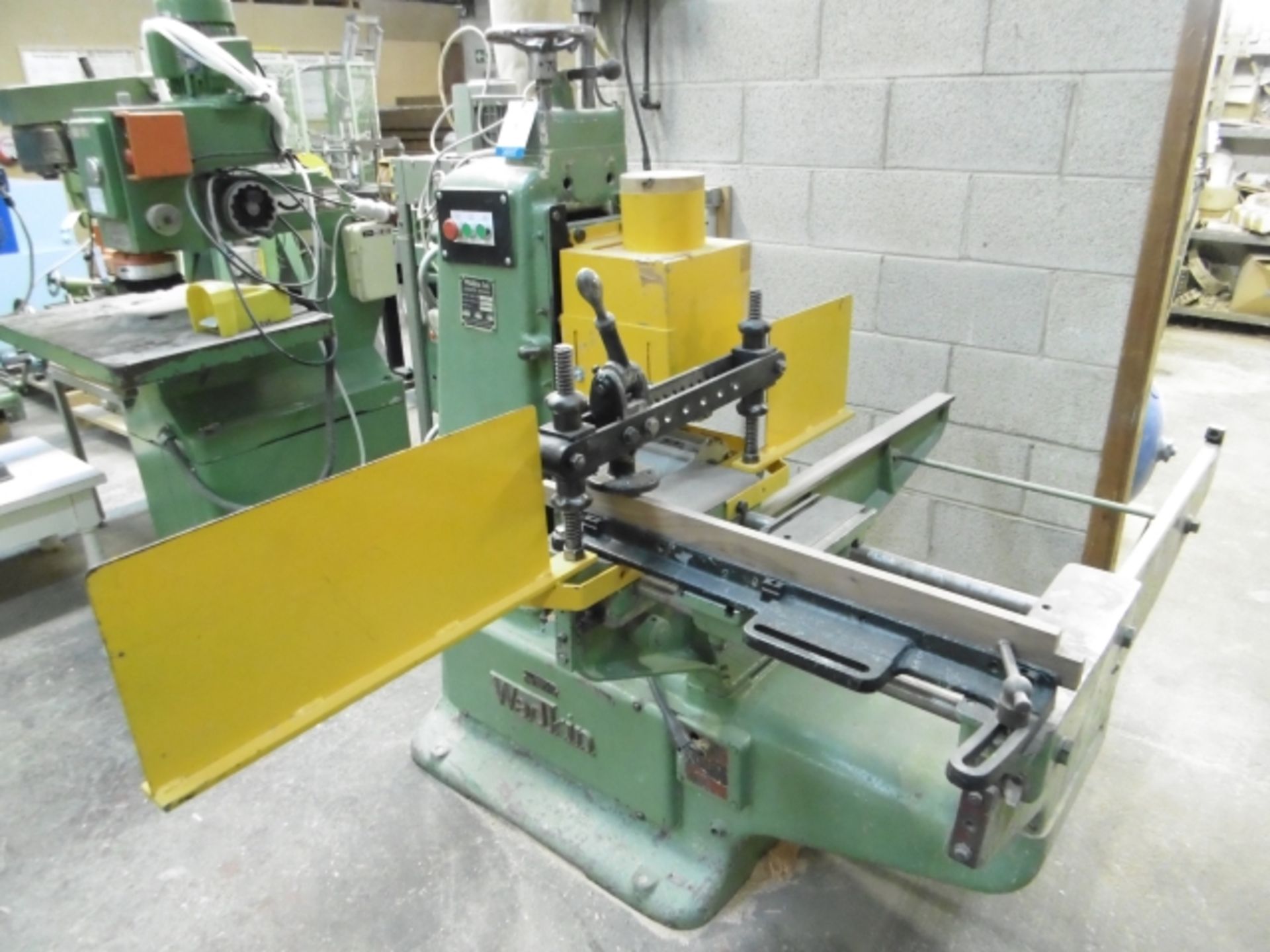 * Wadkin Type EC Single End Tenoner; 3 phase; machine number EC321. DC braked with new guards and ne