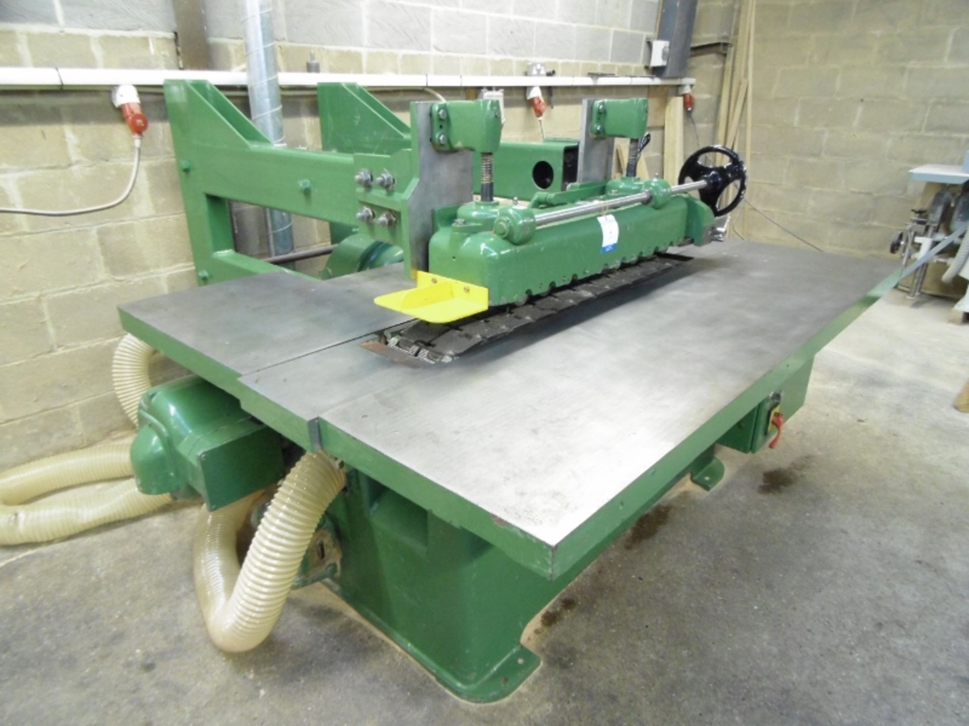 * Wadkin Type PU Straight Line Edger; table size 2060 x 1520mm; 3 phase; machine number PU1493. - Image 7 of 9