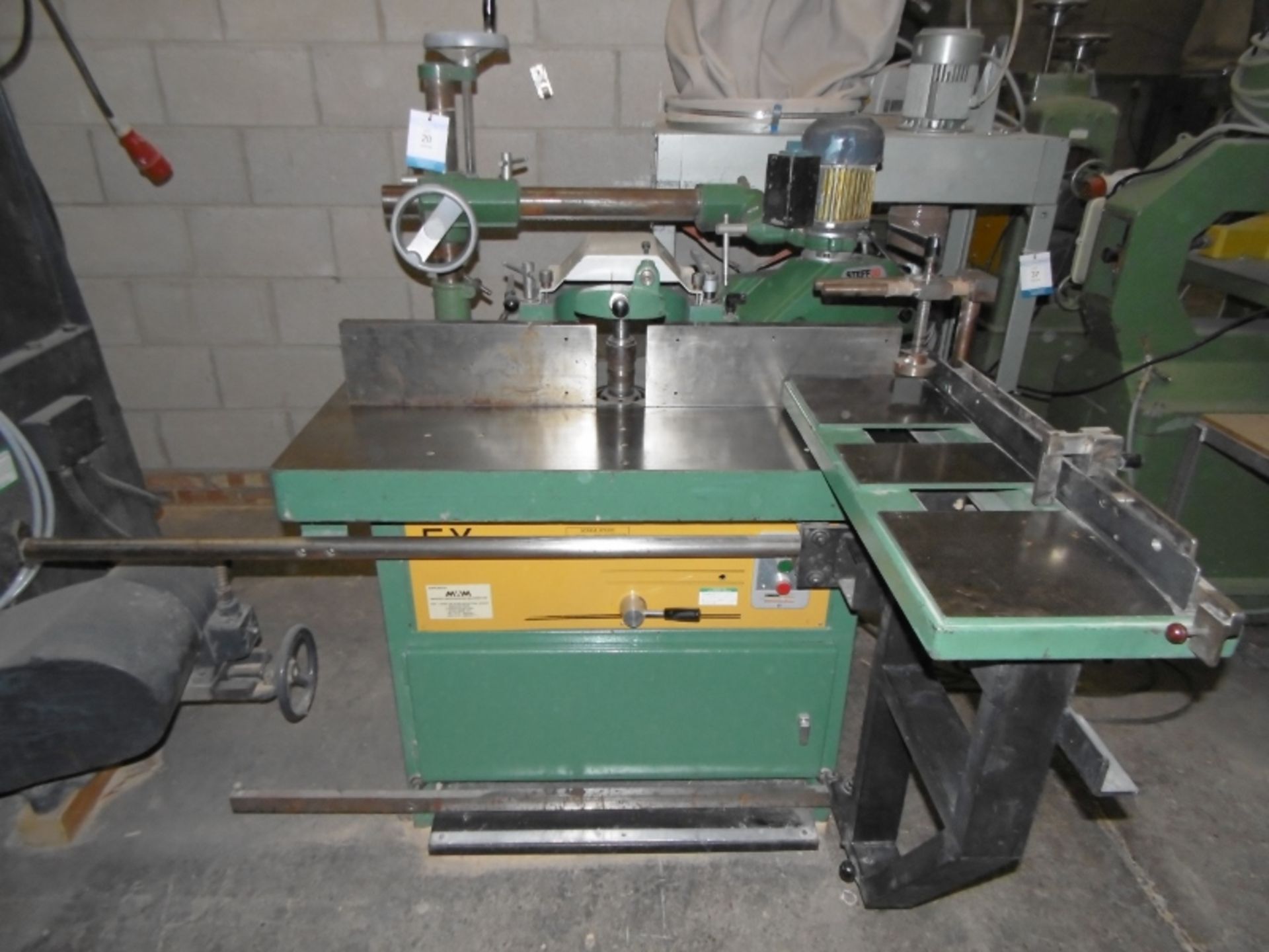 * FX Spindle Moulder with Steff 38 Power Feed & Crompton S10 Power Brake System; RPM 8000-3000; - Image 2 of 5