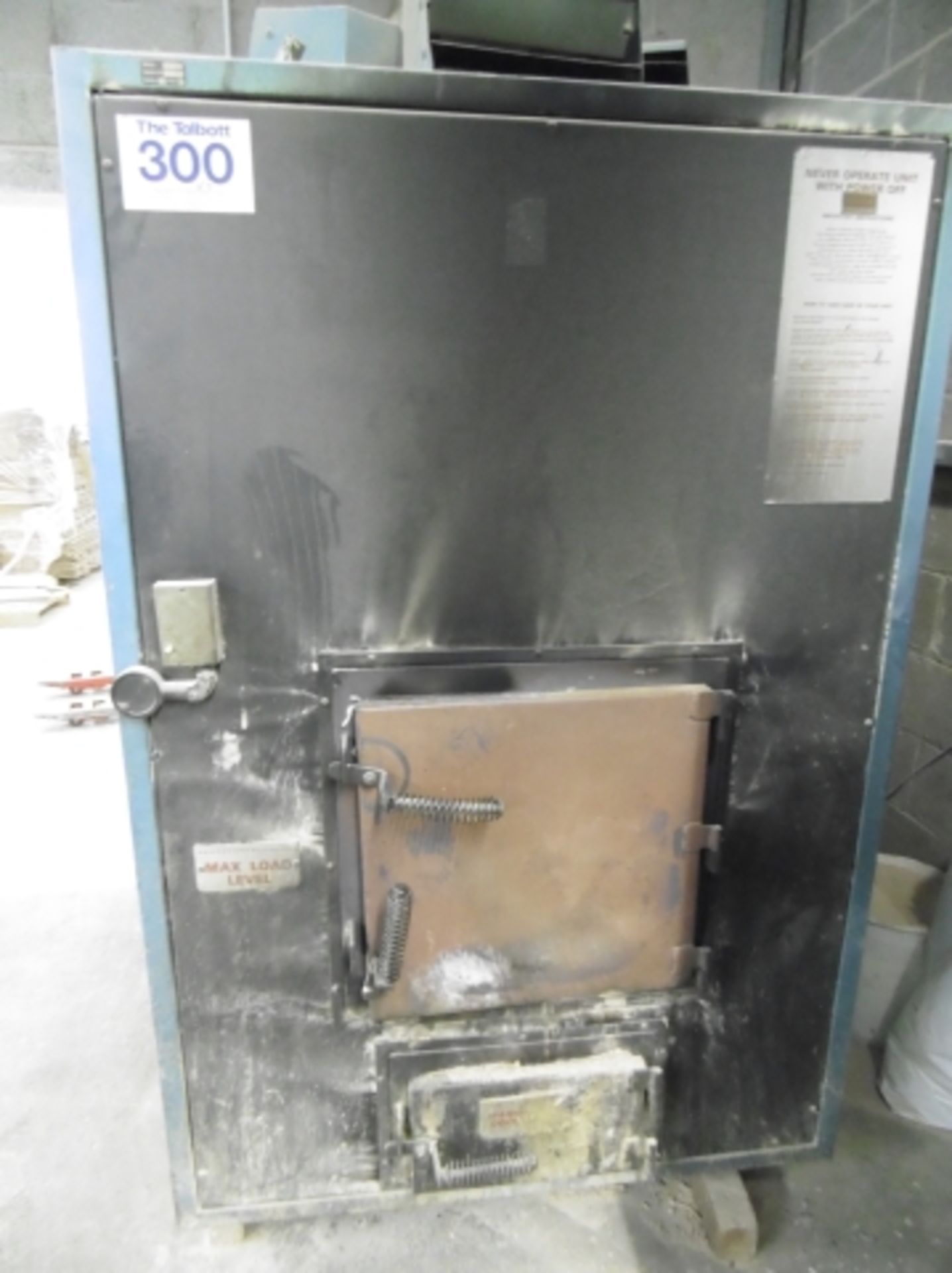 * Talbot 300 Waste-Wood Burning Workshop Heater; 3 phase; serial number 1038. Please note there is a - Image 2 of 3