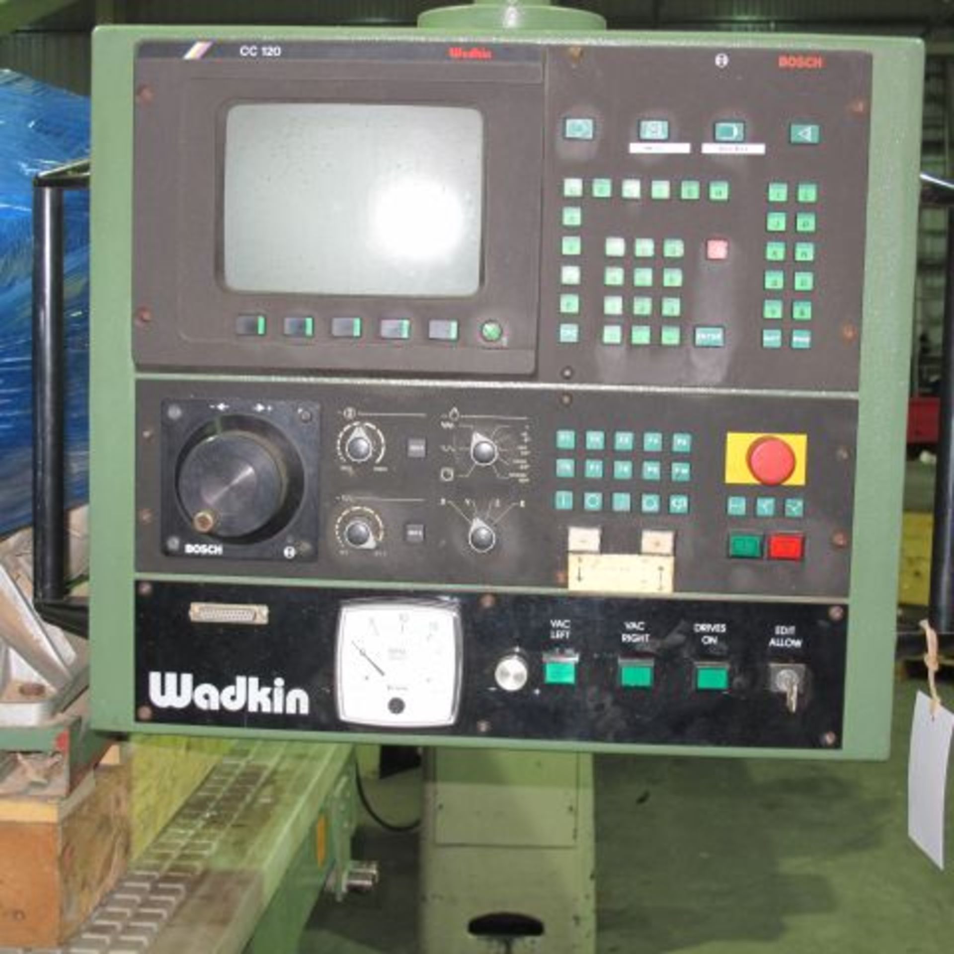 * 1992 Wadkin Type UXCL CNC Router; Bed Size 2800mm x 1350mm; Wadkin Bosch CC120 CNC Controls; 3 - Image 3 of 8