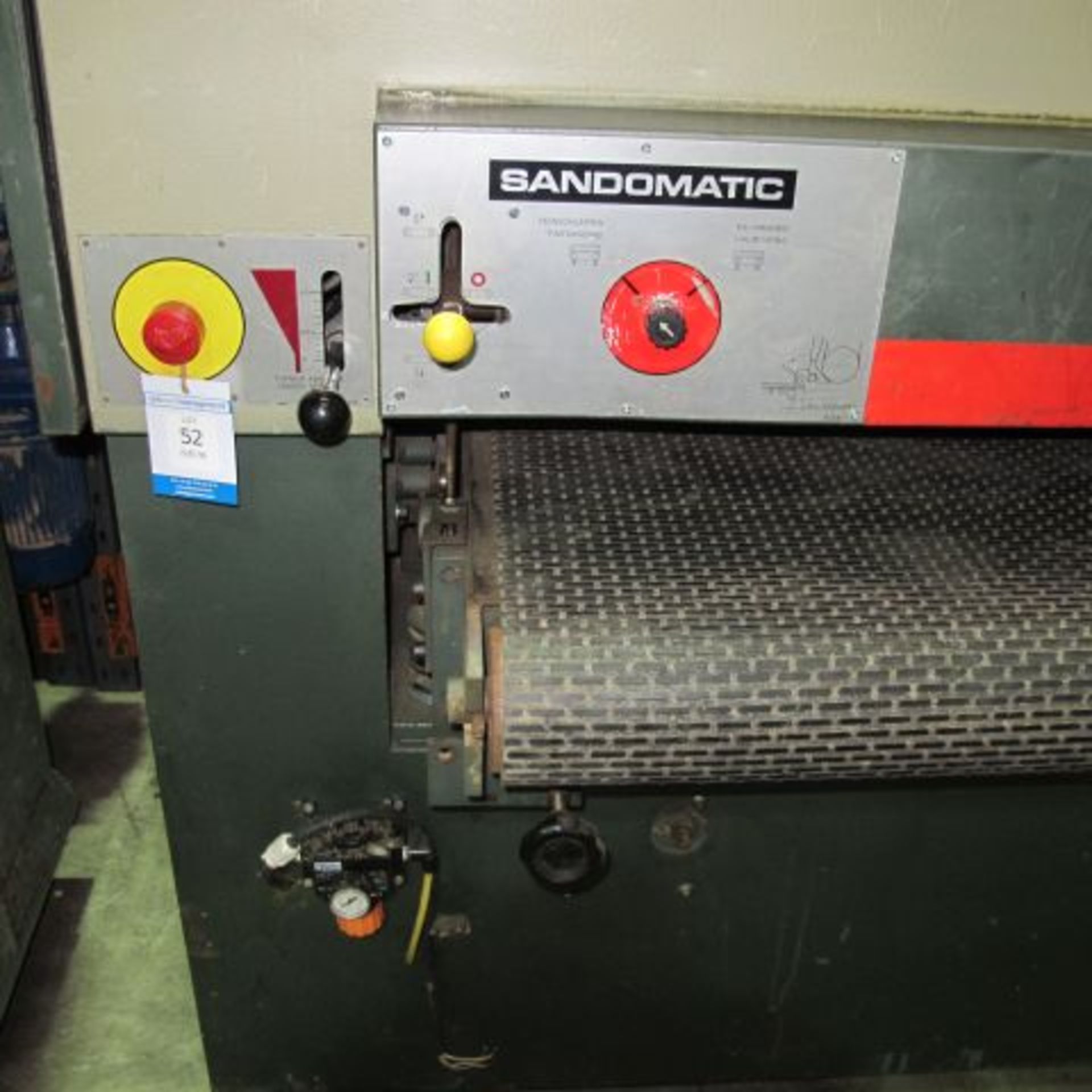 * Sandingmaster Type KCSB 900 Sandomatic Wide Belt Sander; belt width 900mm; 3 phase; serial - Image 3 of 4