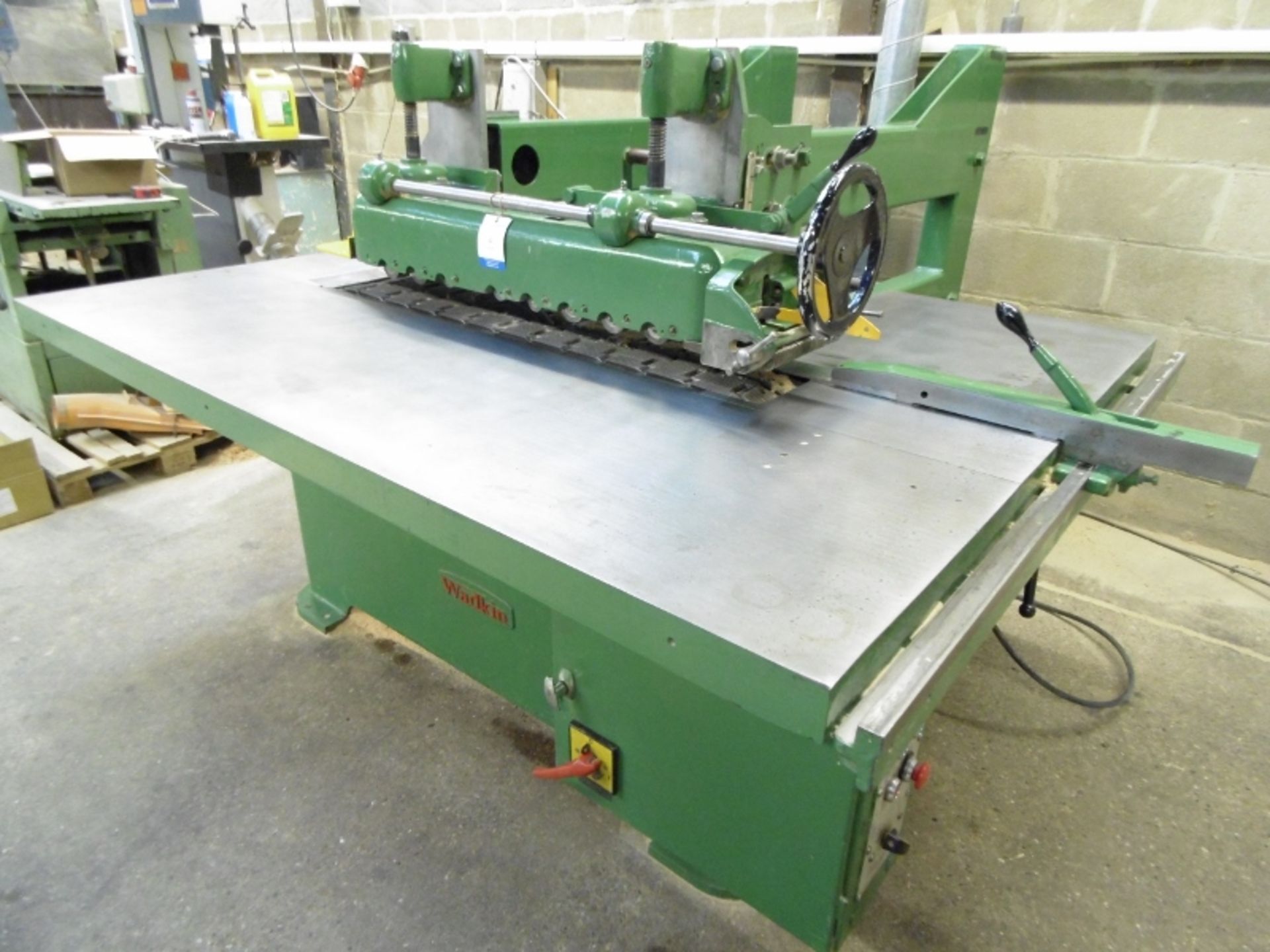 * Wadkin Type PU Straight Line Edger; table size 2060 x 1520mm; 3 phase; machine number PU1493. - Image 3 of 9