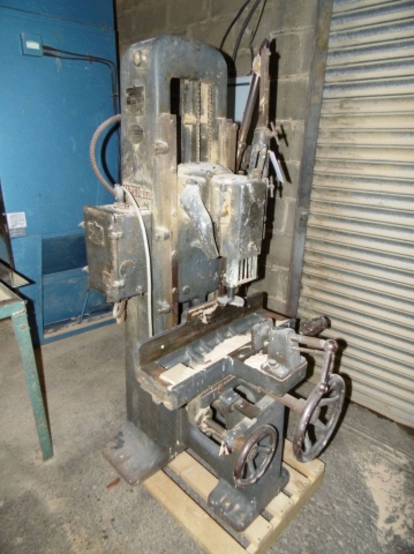 * Wadkin Type MA Morticer (fitted with router head); 3 phase; machine number MA326. Please note