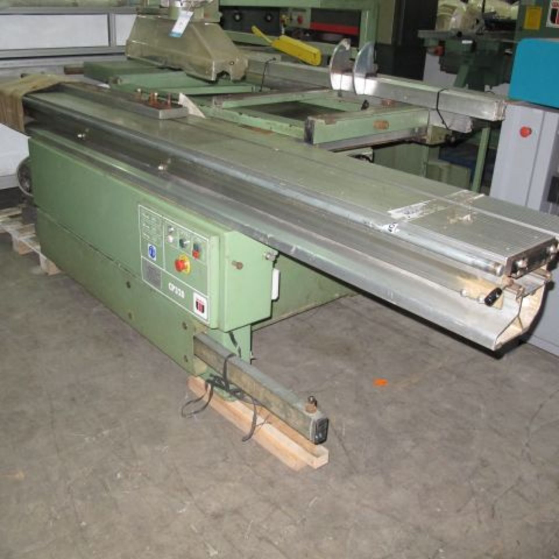 * Wadkin Model CP320 Sliding Table Panel Saw; 3 phase; serial/test number 94 7062. Please note there