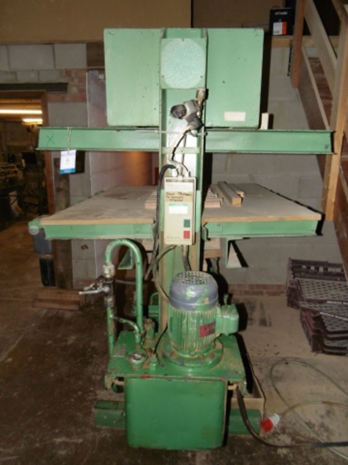 * Interwood Hydraulic Veneer Press; pressing area 1400 x 1300mm; 3 phase. Please note there is a £30 - Image 3 of 3