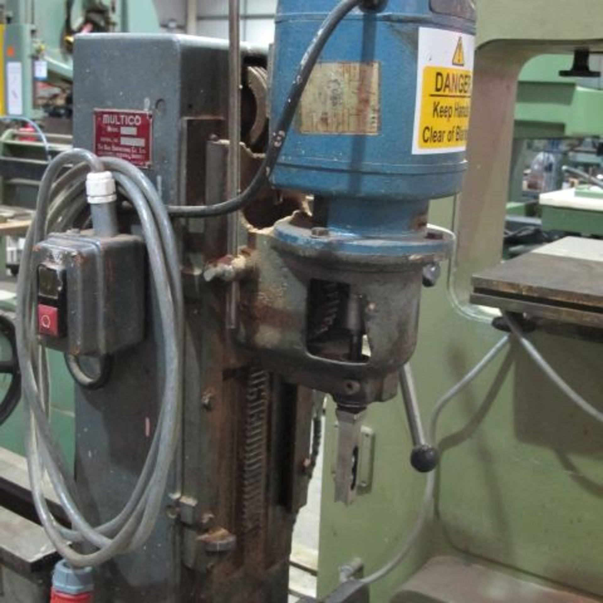 * Multico Model K3 Vertical Chisel Morticer; 3 phase; serial number 4301. Please note there is a £ - Image 2 of 2