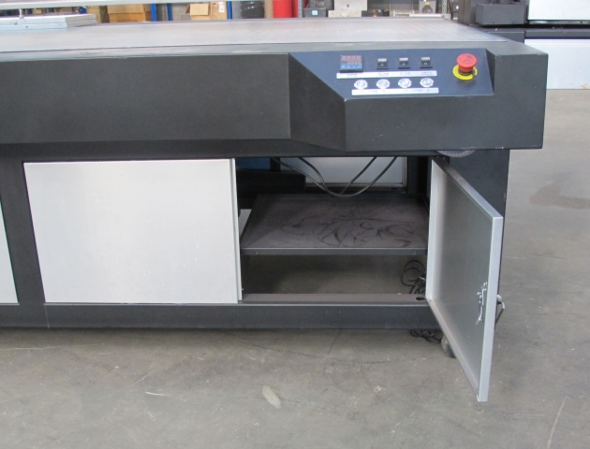 * 2012 Galaxy Model UD-25 Flatbed Inkjet Printer; type UD-2512FB; bed size 2440 x 1220mm; overall - Image 9 of 17