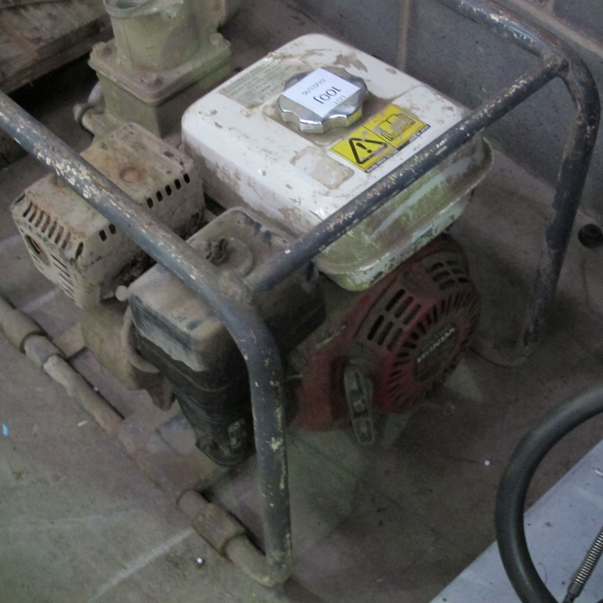 * A Honda-engined cradle mounted water pump