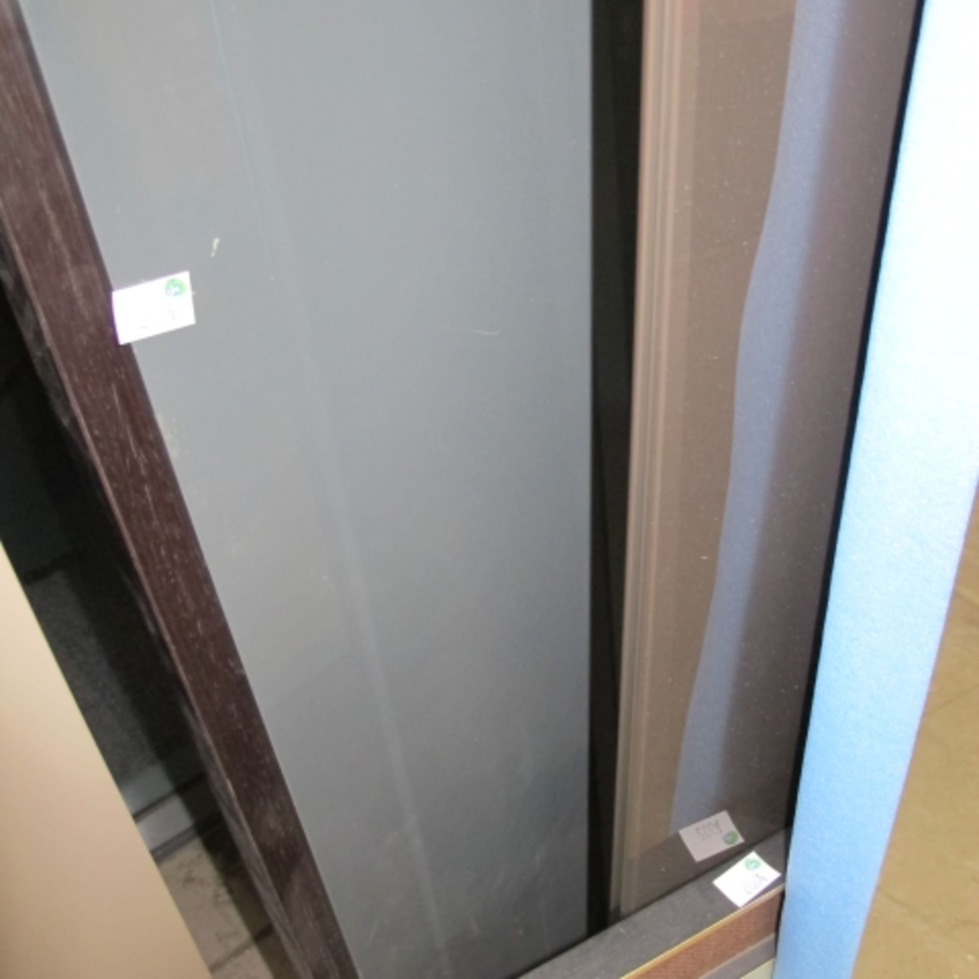 * A selection of wardrobe components to include mirror mounted panel (a/f), other panels/doors,