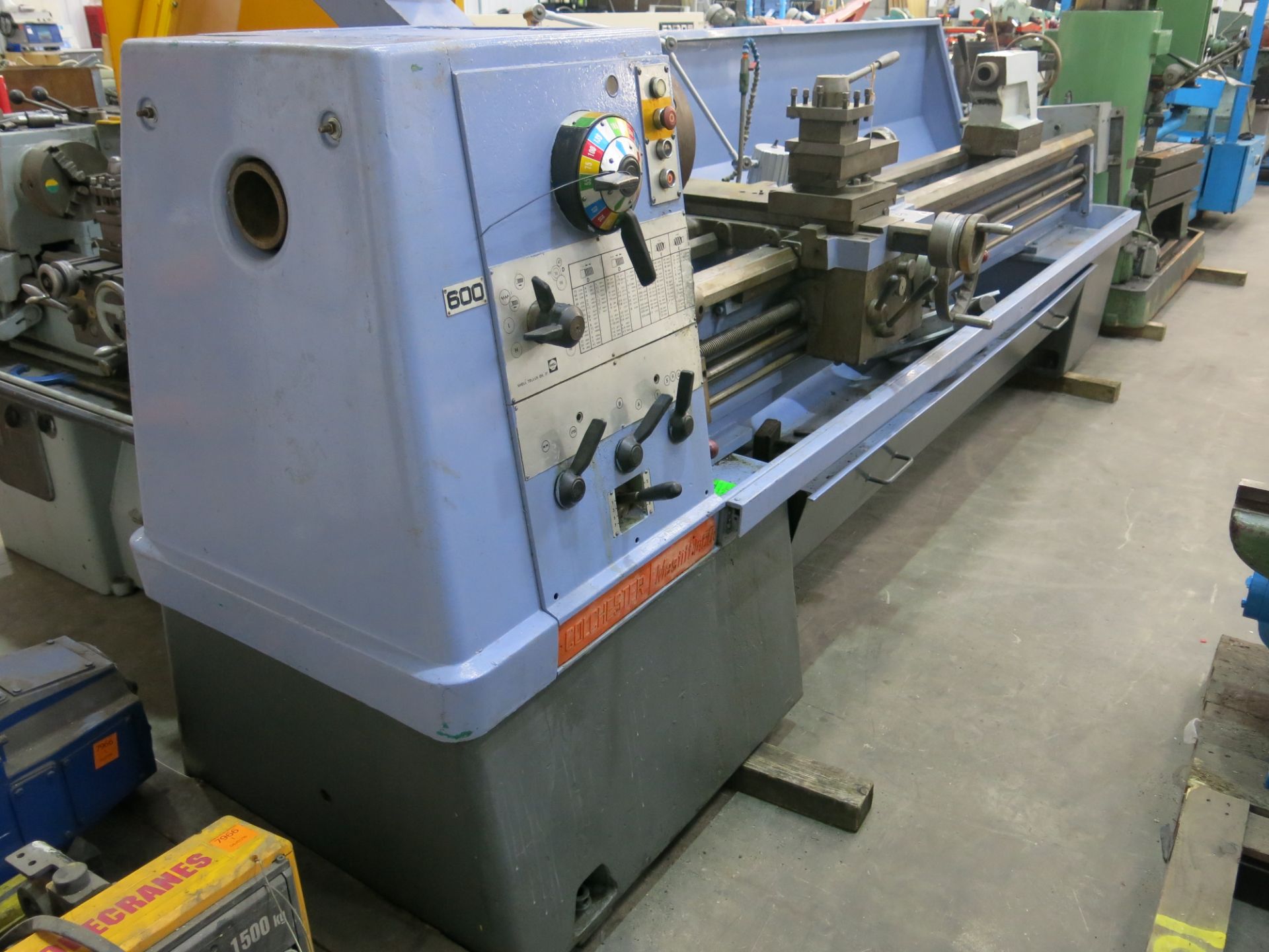 * Colchester Mastiff 1400 Gap Bed Centre Lathe, 21'' swing x 100'' between centres. Please note