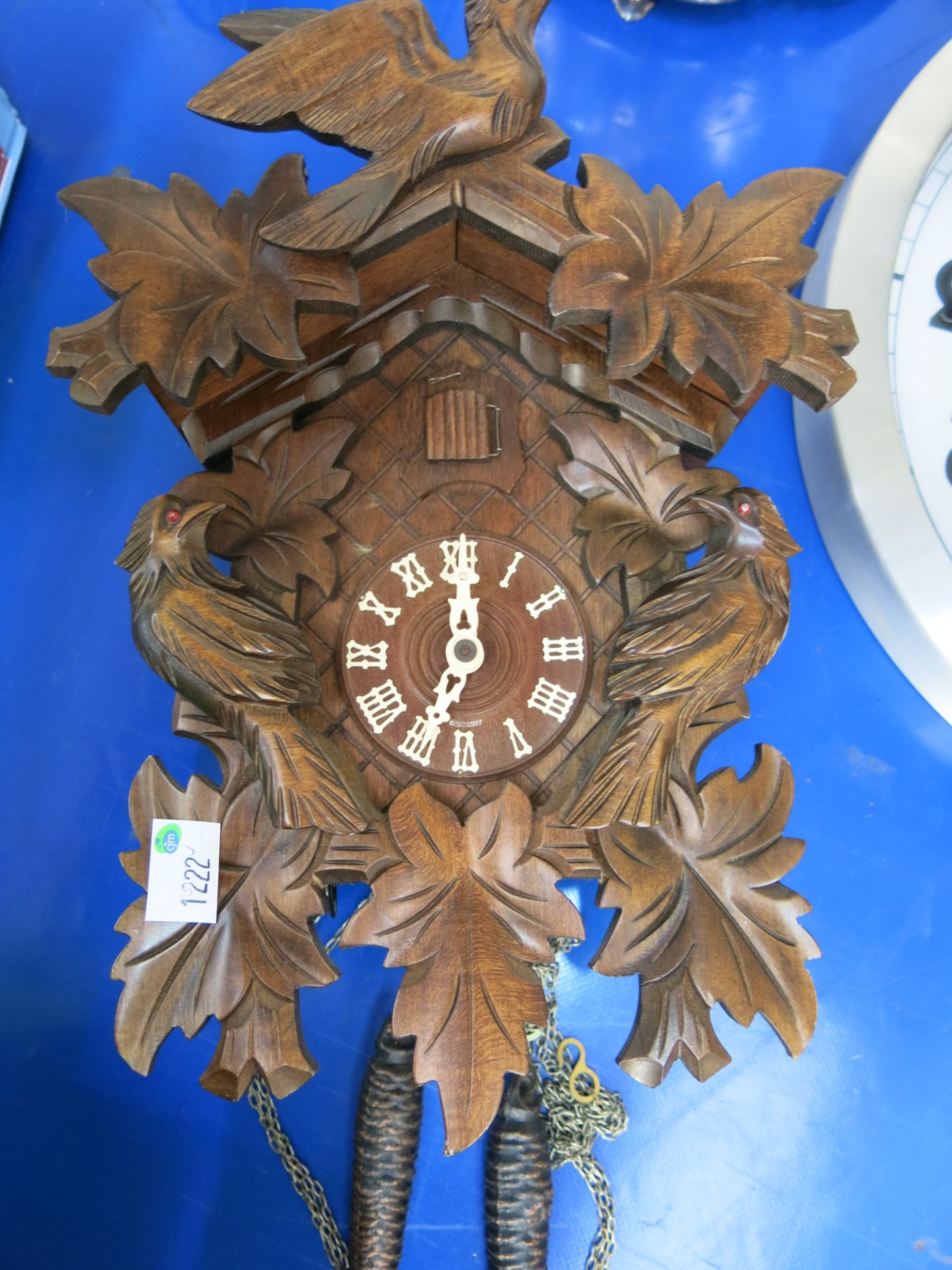 A selection of key wind and battery operated clocks together with a weight driven Cuckoo Clock ( - Image 8 of 8