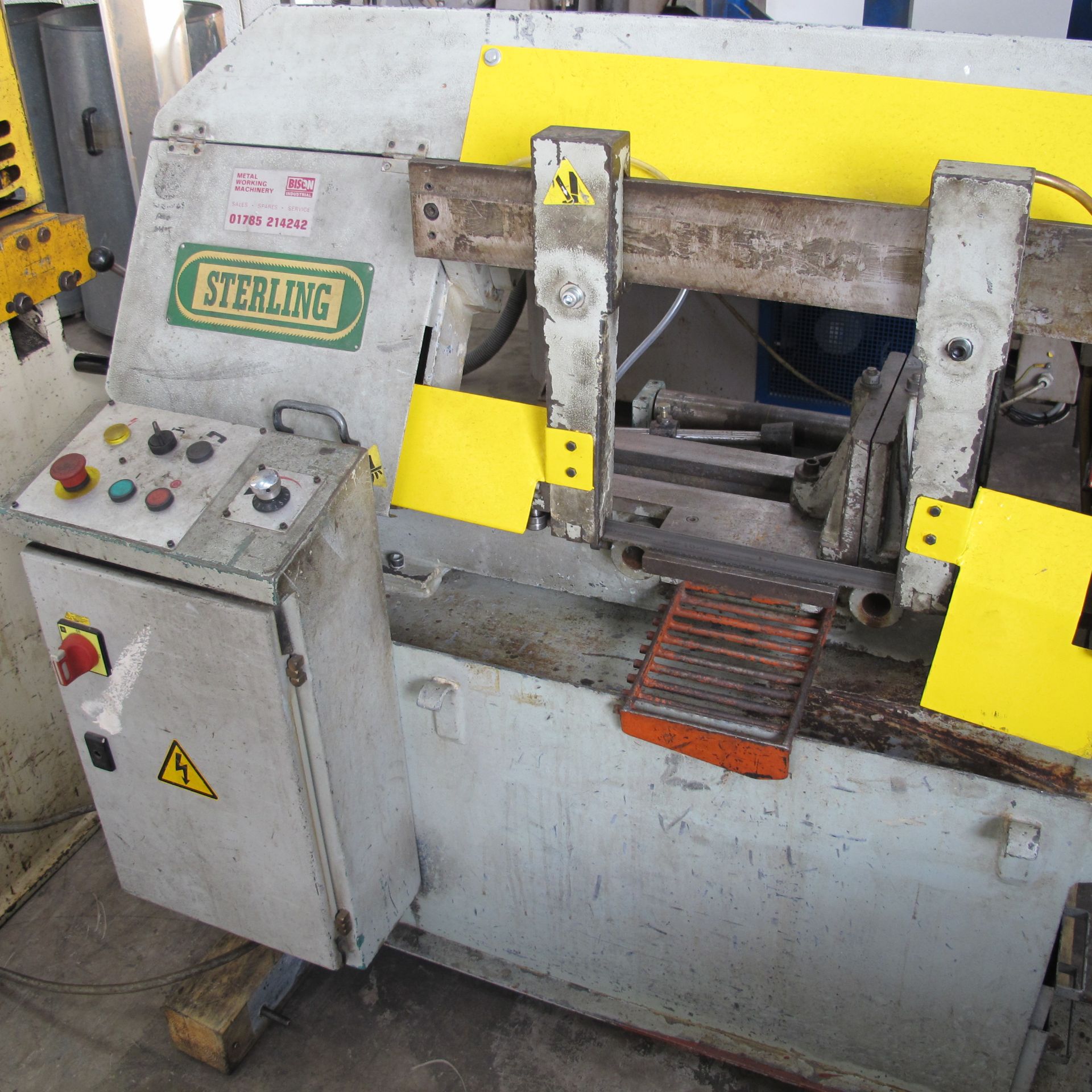 * 2000 Sterling Model BMS 280 Bandsaw; 3 phase, serial number 0112. Please note there is a £10 + VAT - Image 3 of 6