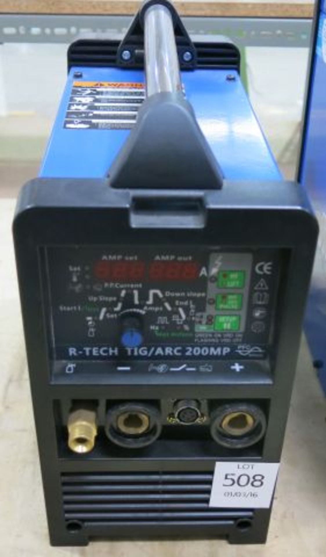 * New R-Tech 200 amp TIG/ARC Multi Process Machine, brand new; serial number MTS210D