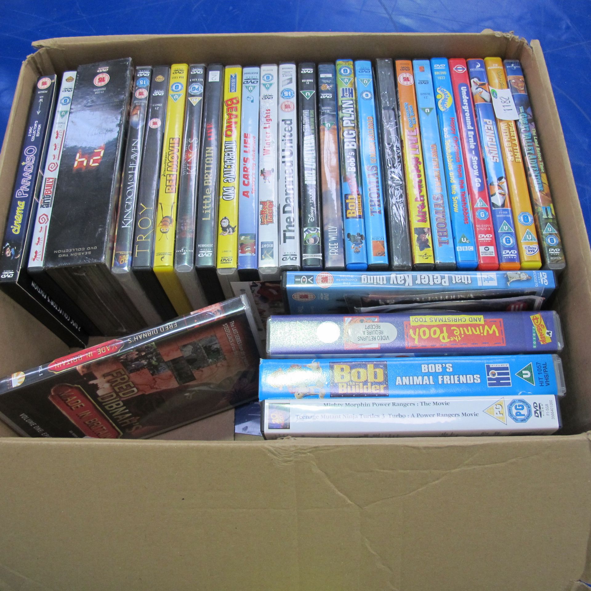 A lot to include a variety of DVDs and VHS Tapes (est £20-£40)
