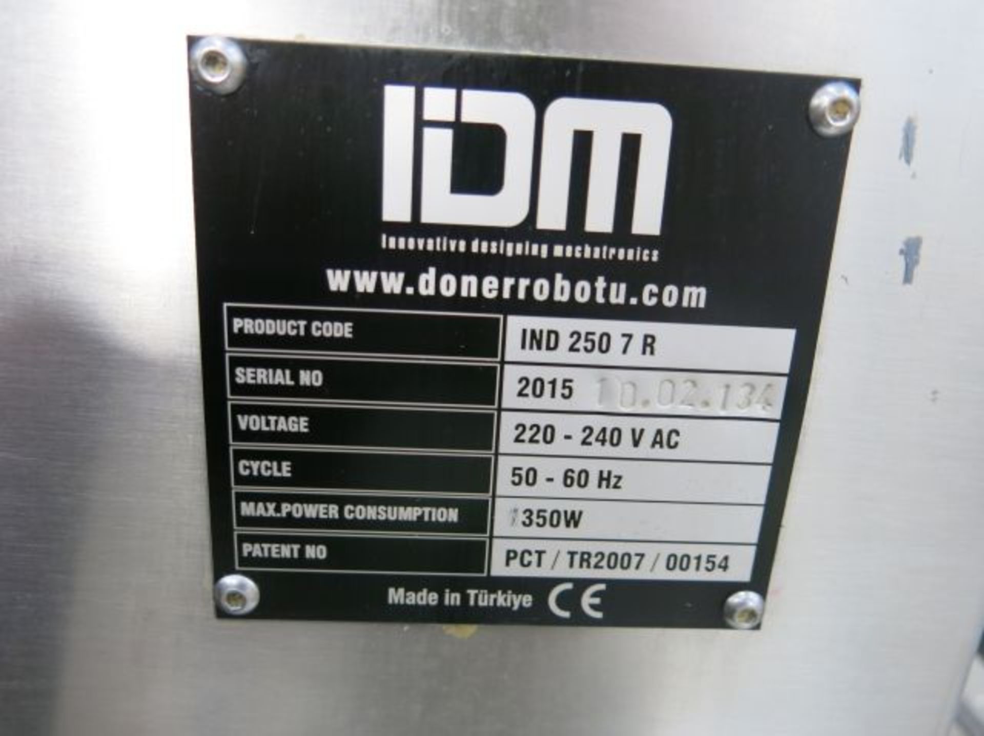 * High quality Doner Meat Manufacturing Line comprising: 5 x IDM Tech 250kg capacity industrial - Image 20 of 31