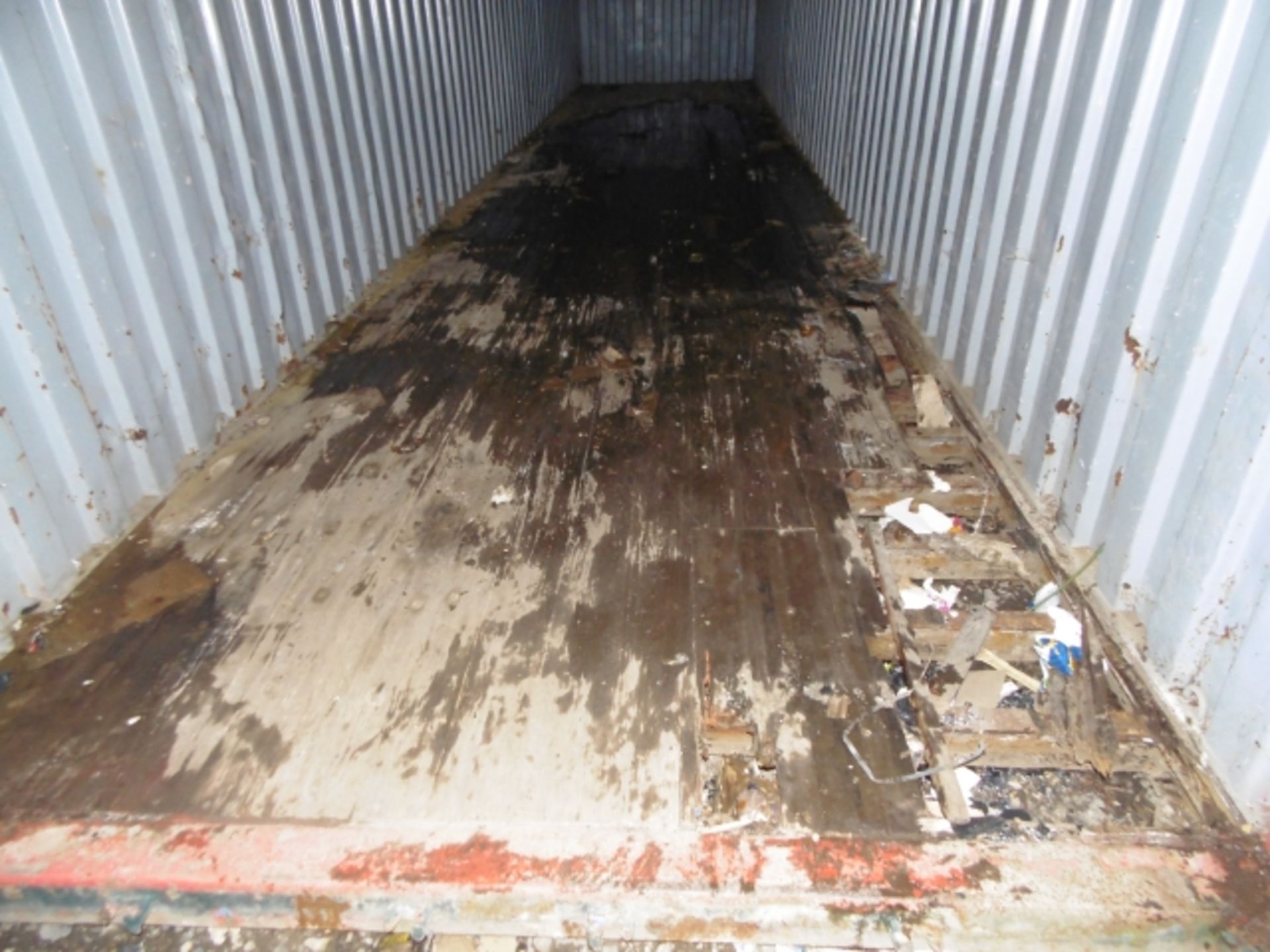 * 40' Steel Shipping Container; floor and roof require repair; container ID Number 47. Please note - Image 4 of 7