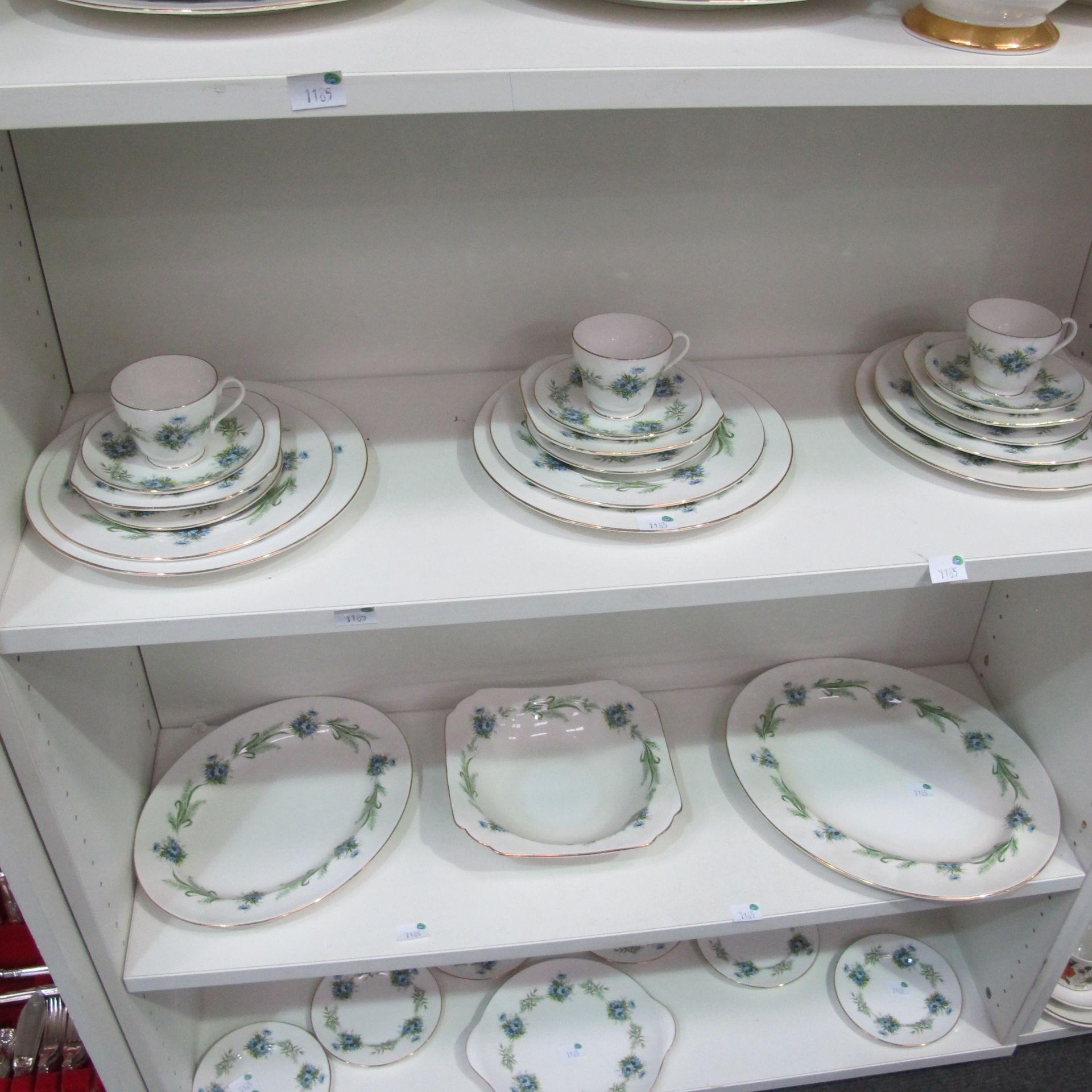 A lot containing 57 pieces of Shelley ceramic tableware. Includes items such as tureens, cups and - Image 2 of 6