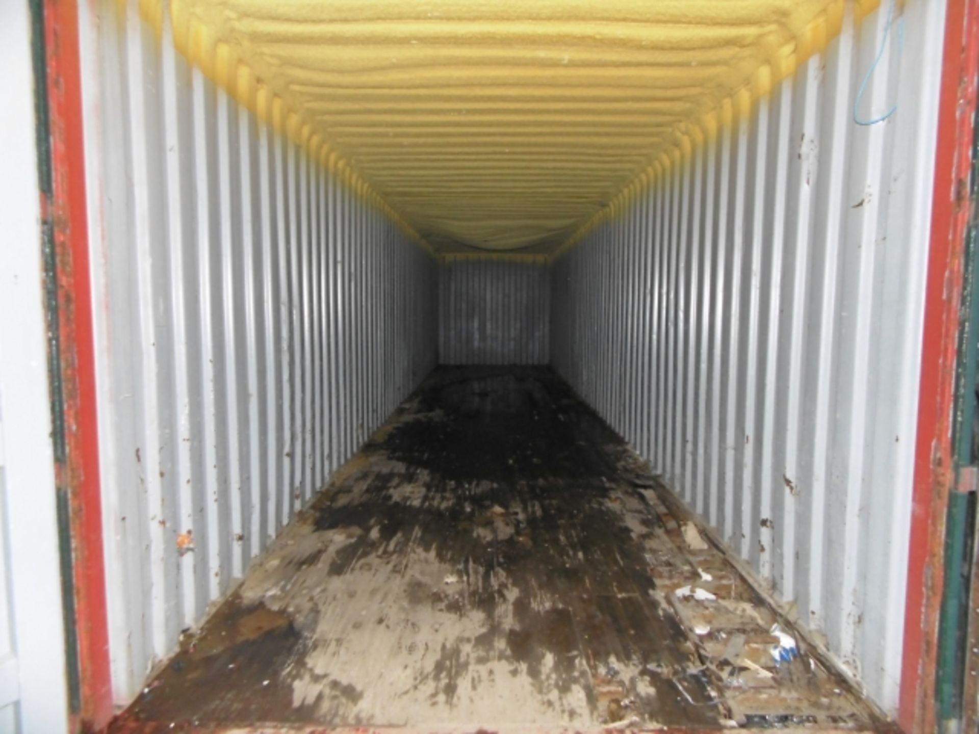 * 40' Steel Shipping Container; floor and roof require repair; container ID Number 47. Please note - Image 6 of 7