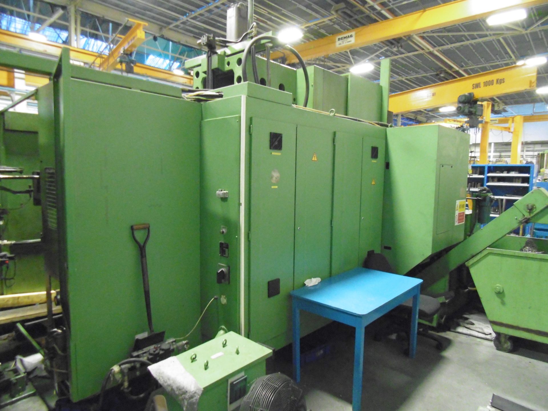 * 1987 Heller Type BEA 2-WSP 120 CNC Machining Centre: UM-PRO NC 80-C Controls Traverses X-800mm, - Image 13 of 15