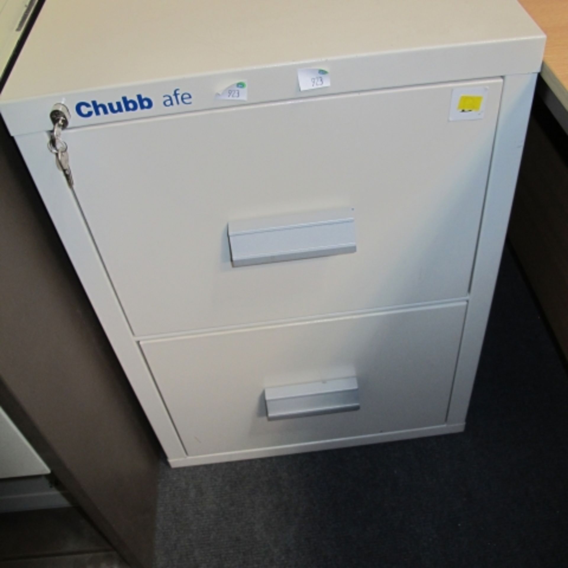 * A two drawer office fire safe