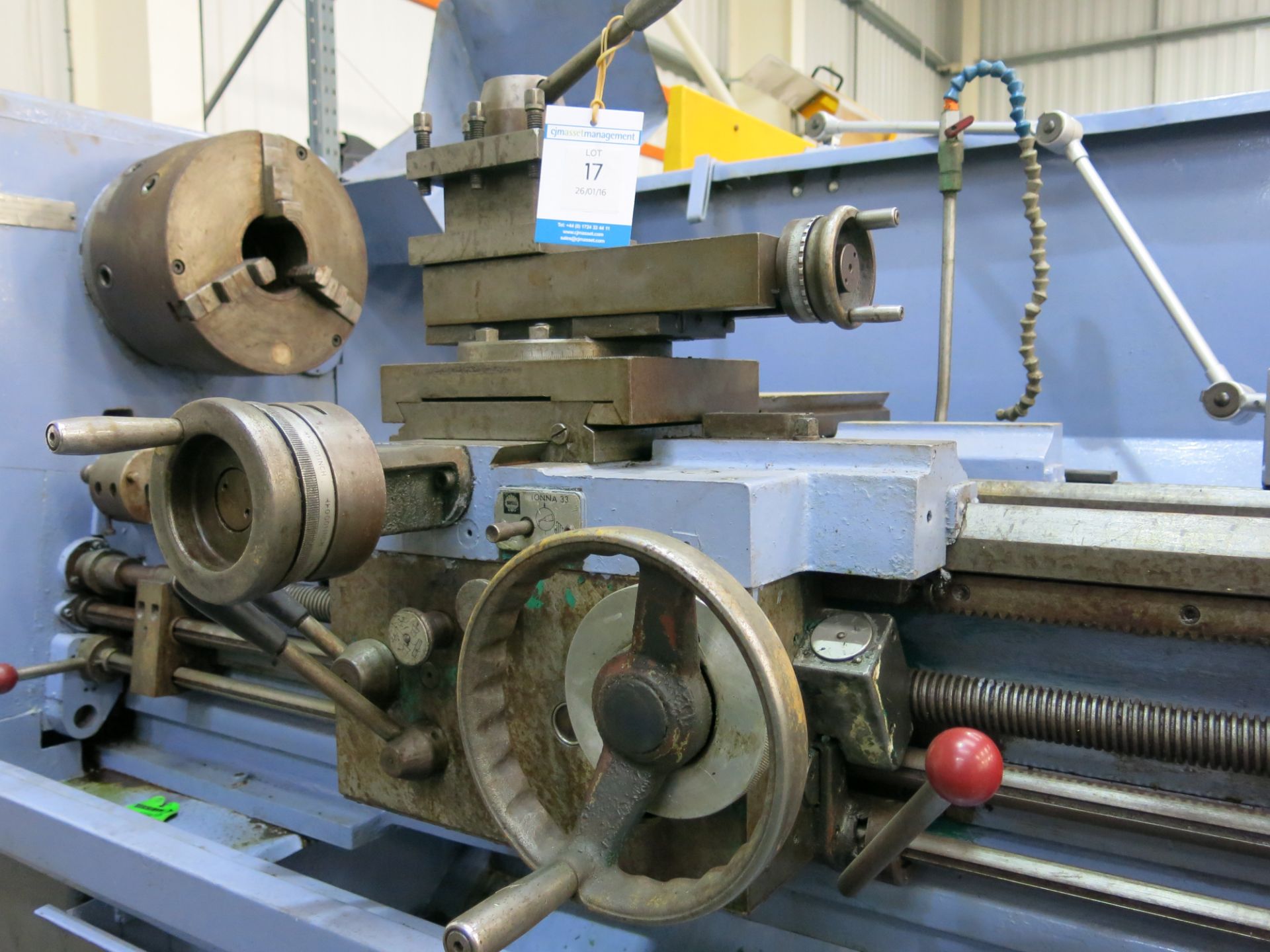 * Colchester Mastiff 1400 Gap Bed Centre Lathe, 21'' swing x 100'' between centres. Please note - Image 5 of 6