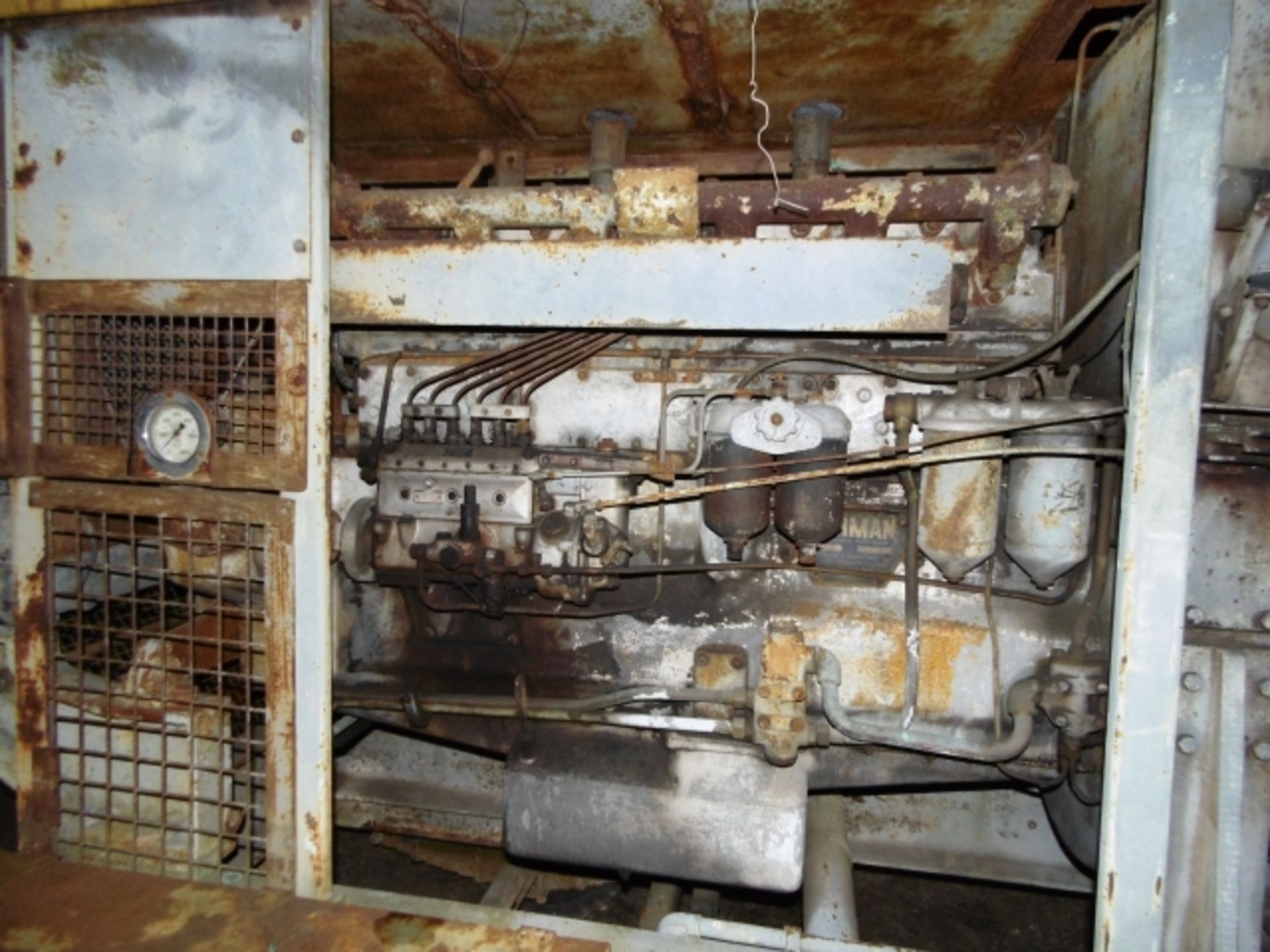 * Dorman 6KA-Type Diesel Generator; hours run 1677; serial number 65756; with Houchin 100/106.2KVA - Image 2 of 13