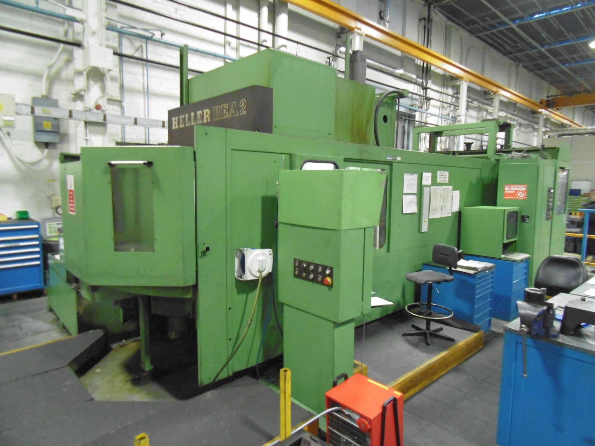 * 1987 Heller Type BEA 2-WSP 120 CNC Machining Centre: UM-PRO NC 80-C Controls Traverses X-800mm,