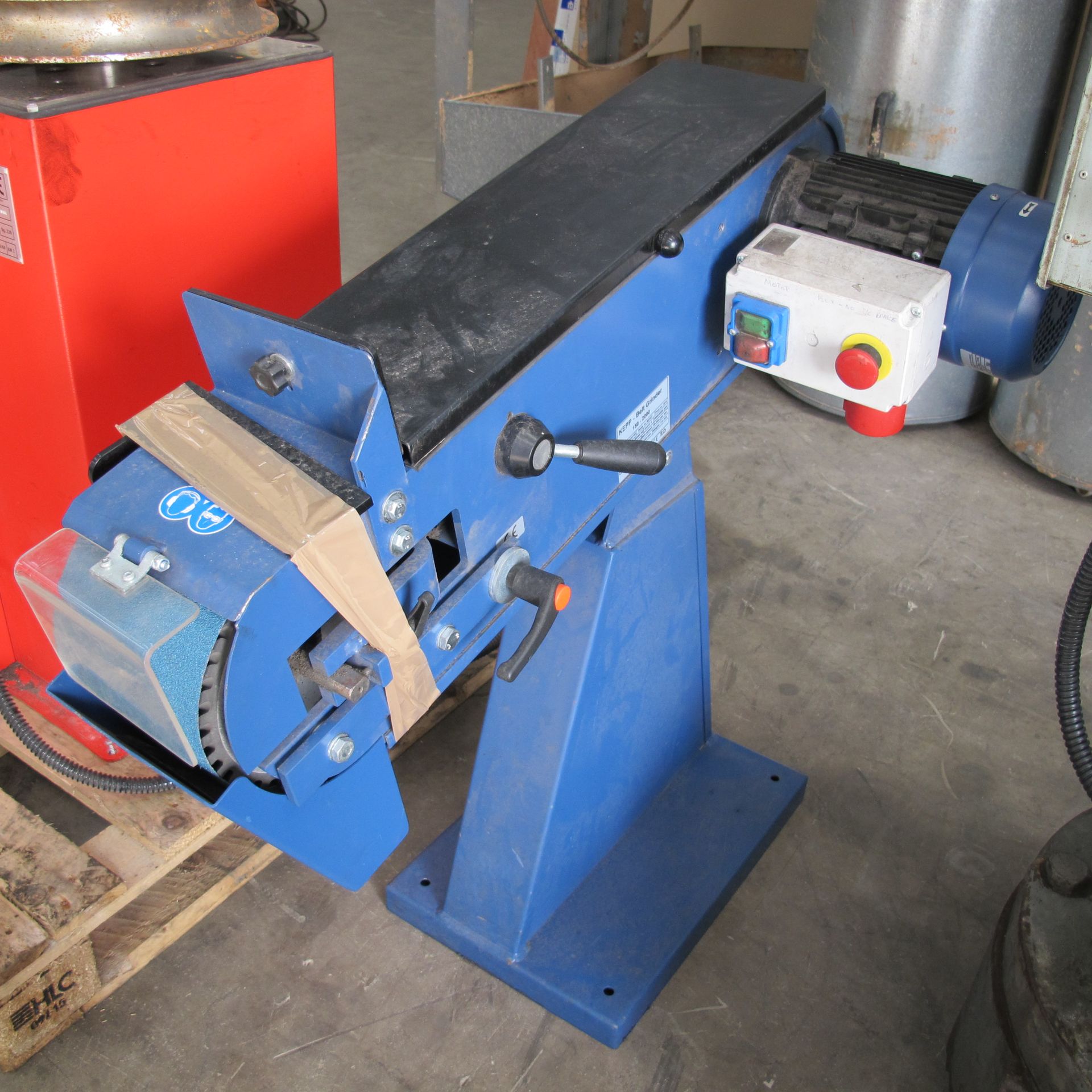 * Kepp Model 150-2000 Belt Linisher/Grinder; belt width 150mm; requires attention/spares or